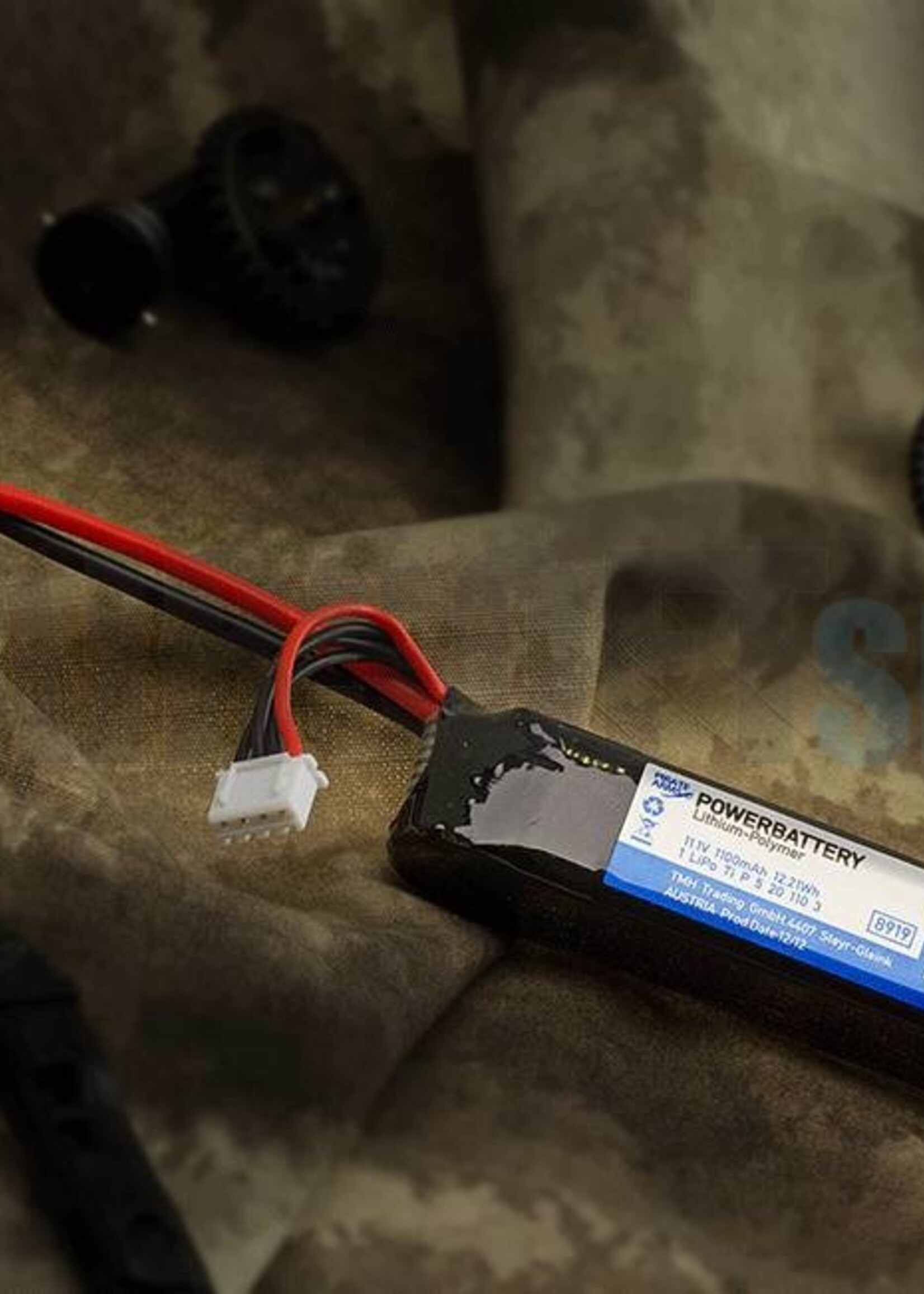 Pirate Arms LiPo 11.1V 1100mAh 15C Stick Type