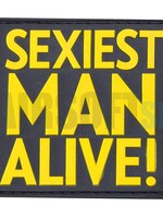 JTG Sexiest Man Alive PVC Patch (Yellow)