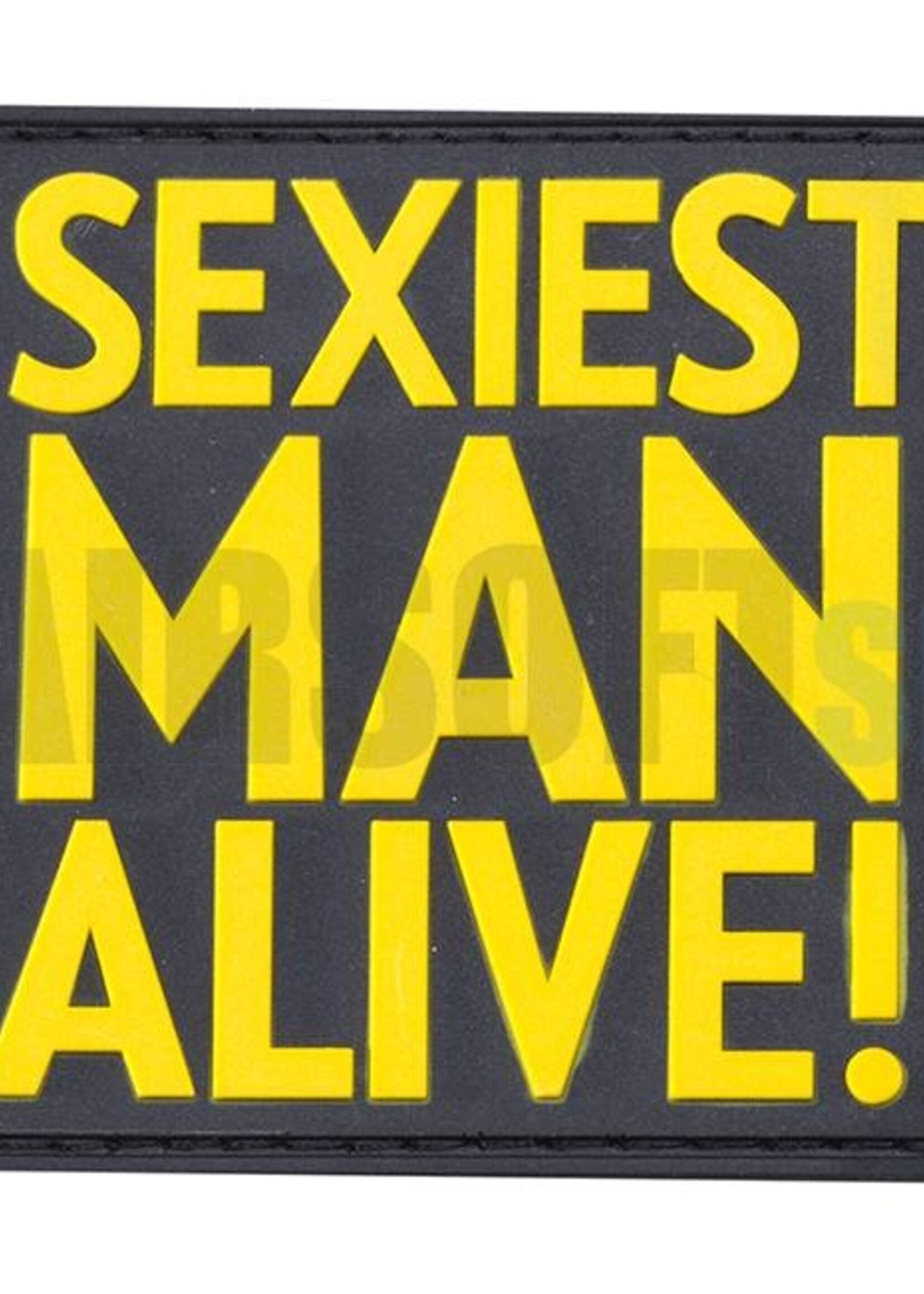 JTG Sexiest Man Alive PVC Patch (Yellow)