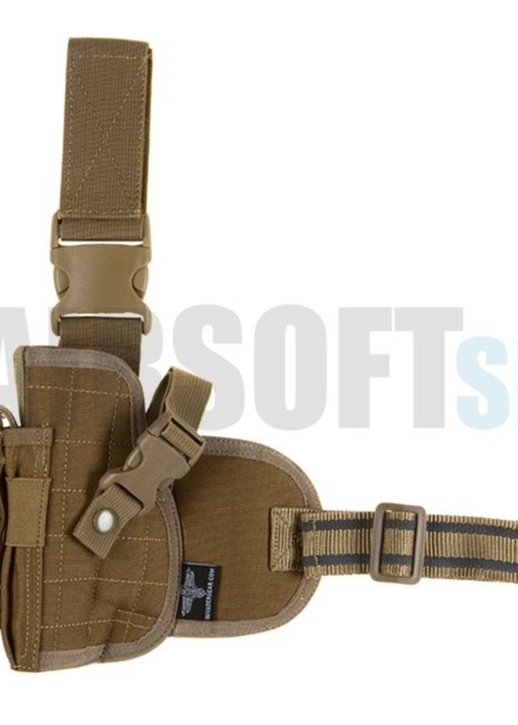 Invader Gear Dropleg Holster LEFT (Coyote Brown)