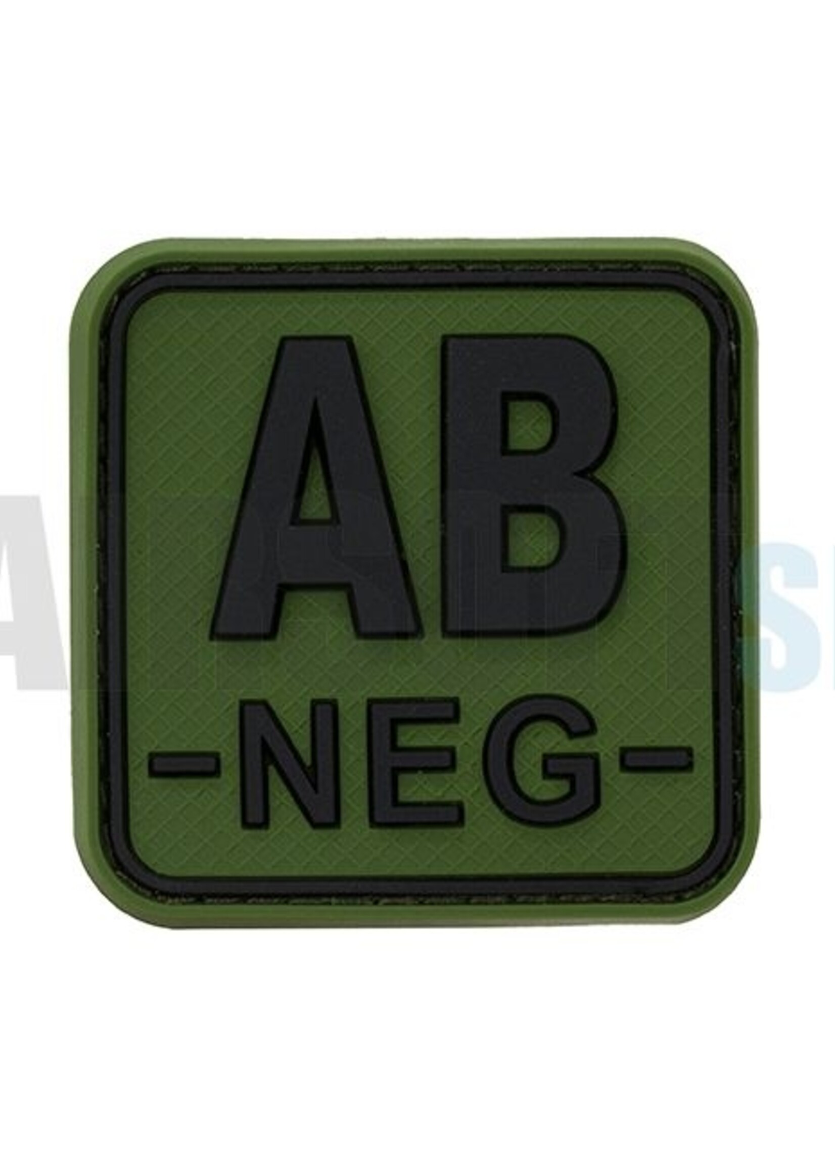JTG Bloodtype Square PVC Patch AB NEG (Forest)