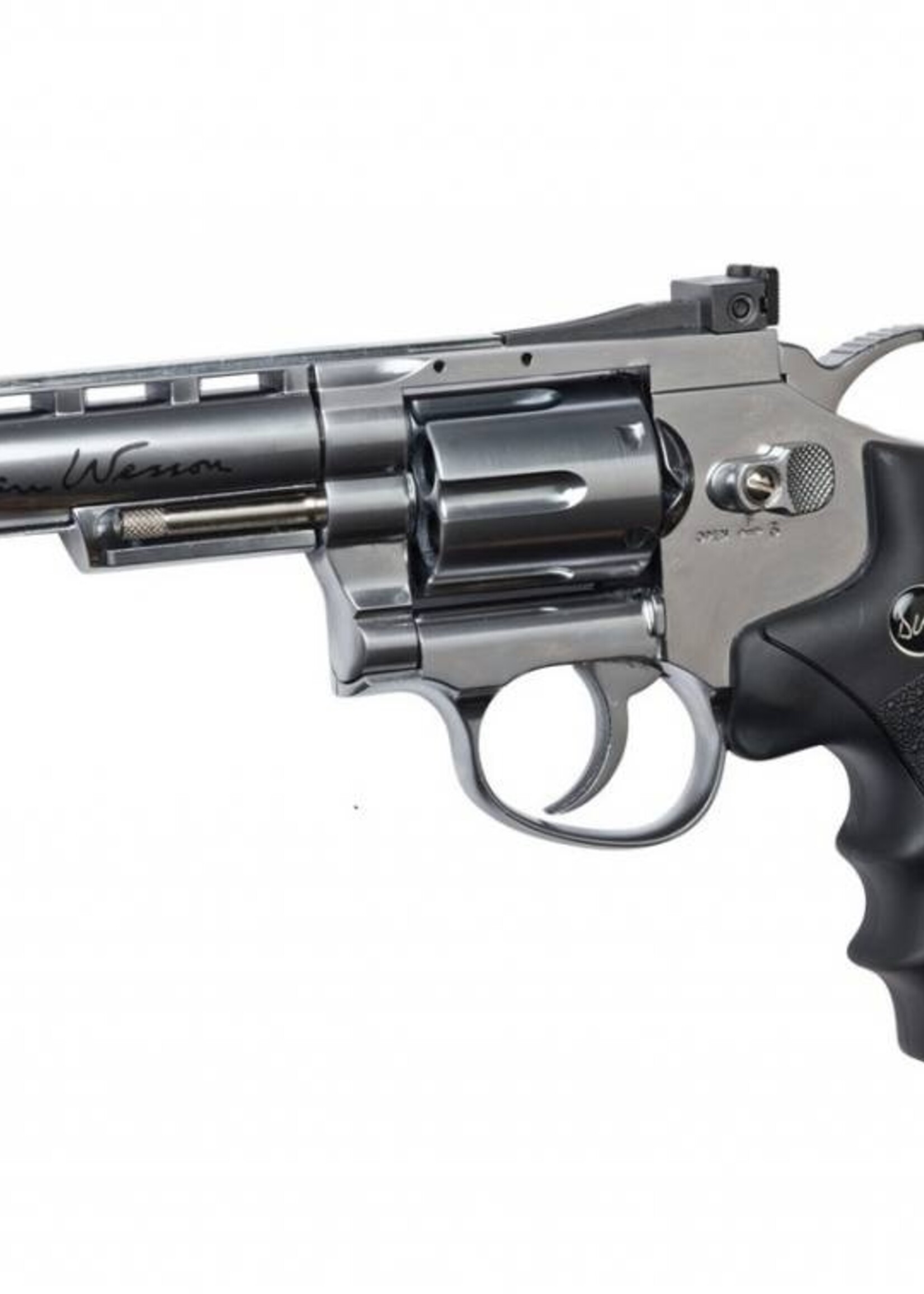 ASG Dan Wesson 4" Revolver Chrome (1.8 Joule)