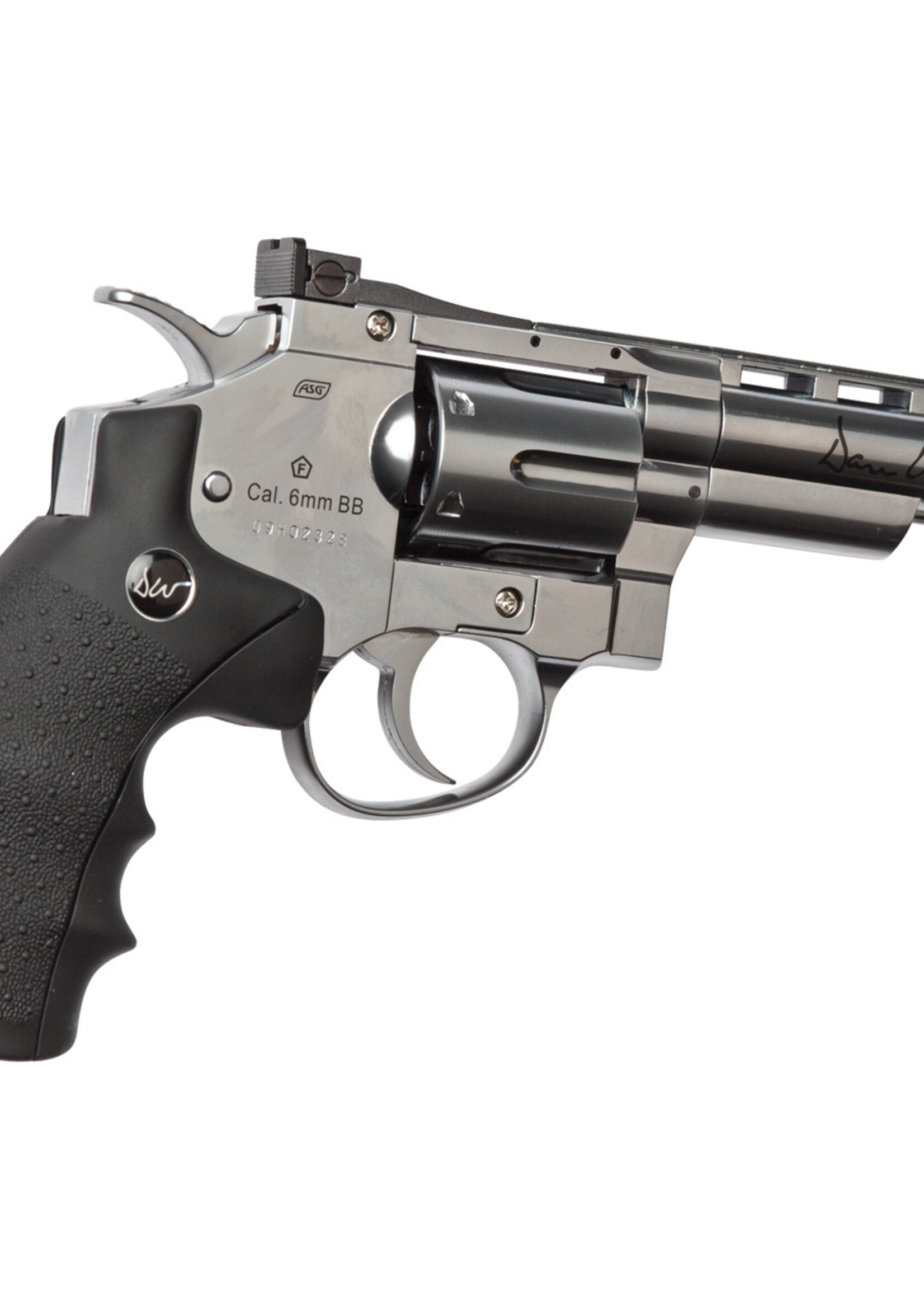 ASG Dan Wesson 4" Revolver Chrome (1.8 Joule)