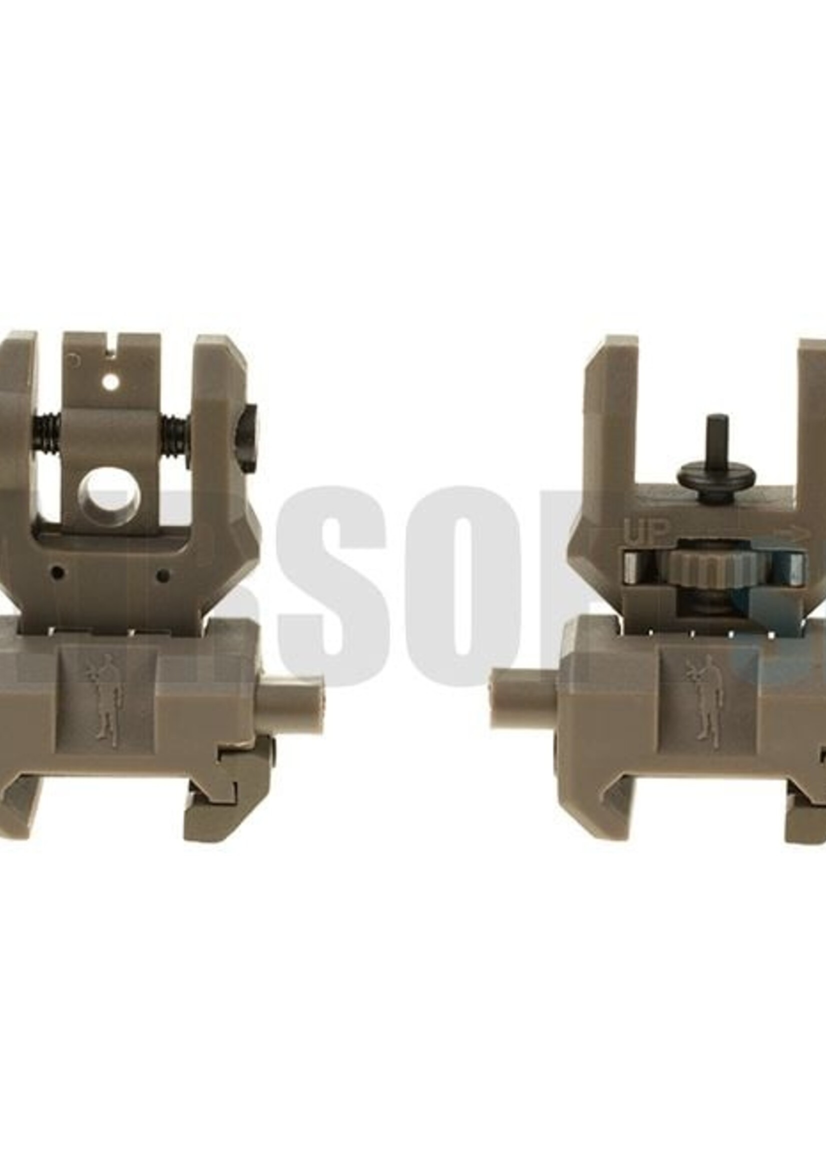 CAA Airsoft Low Profile Sight Set (Dark Earth)