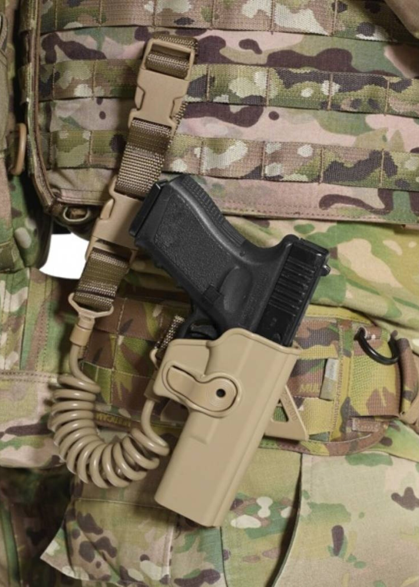 Warrior Assault Systems Tactical Pistol Lanyard (Coyote Tan)