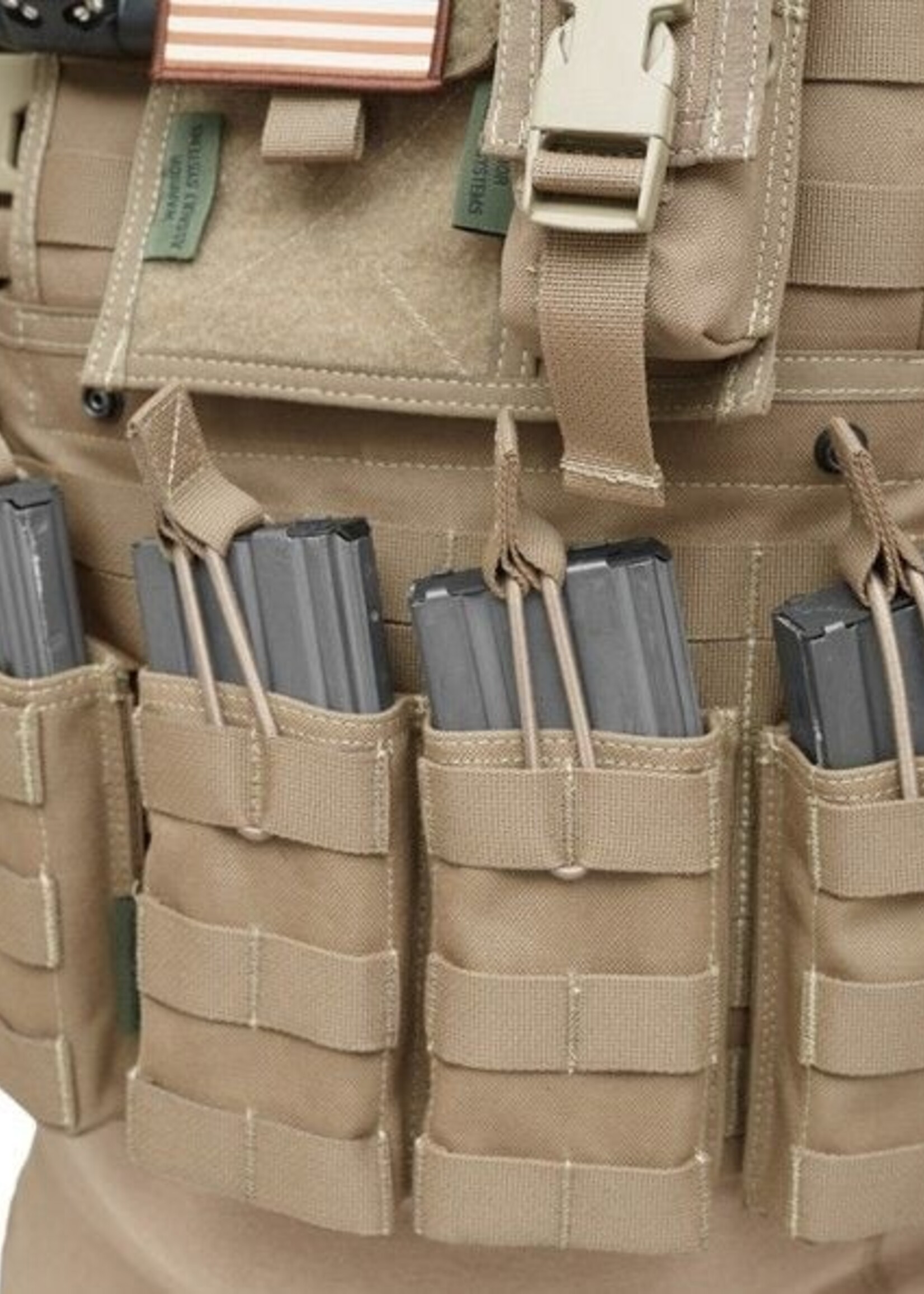 Warrior Assault Systems Triple Open Pouch M4 (Coyote Tan)