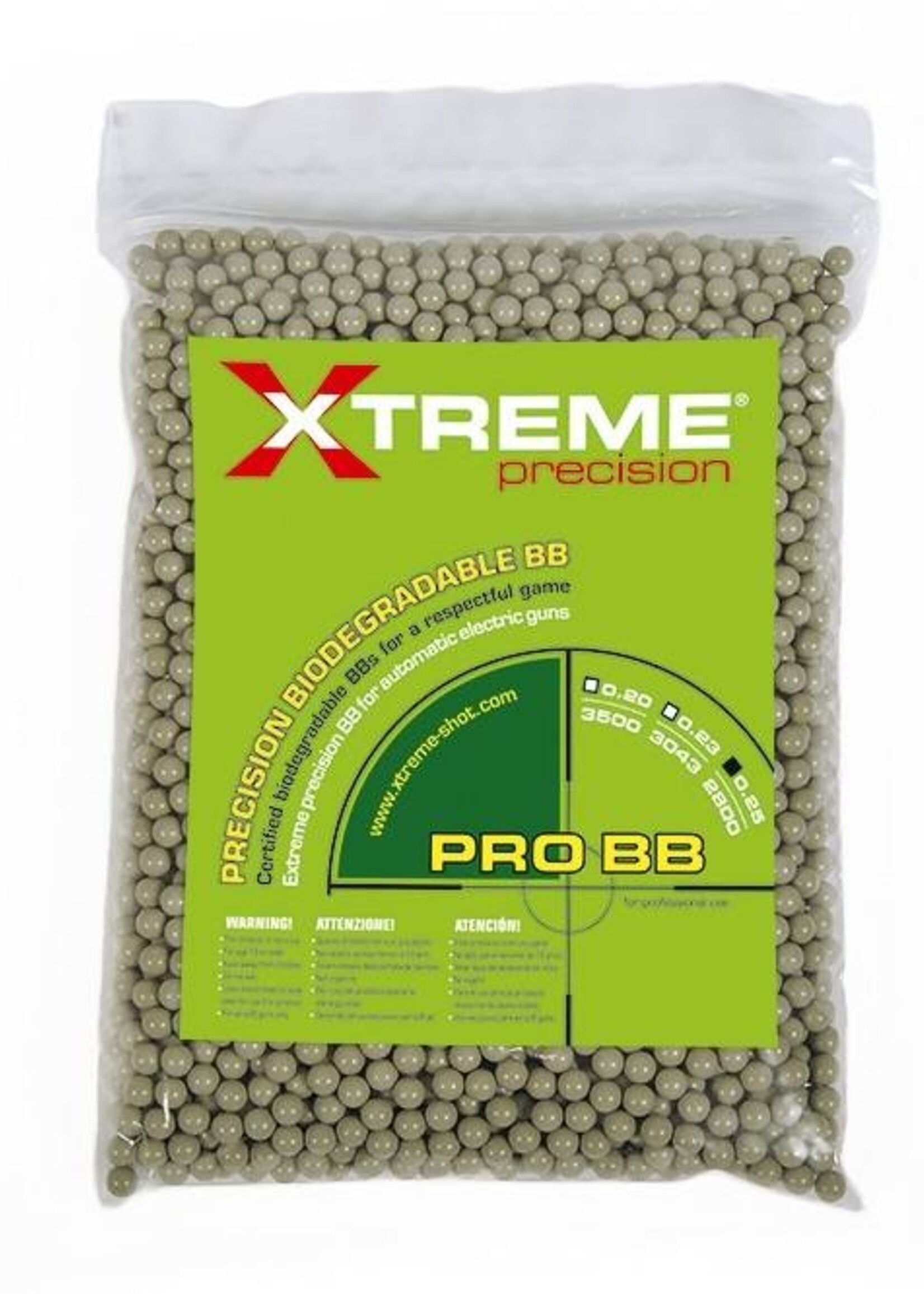 Xtreme Precision Bio BB 0,25g (2800rds) (Dark Earth)