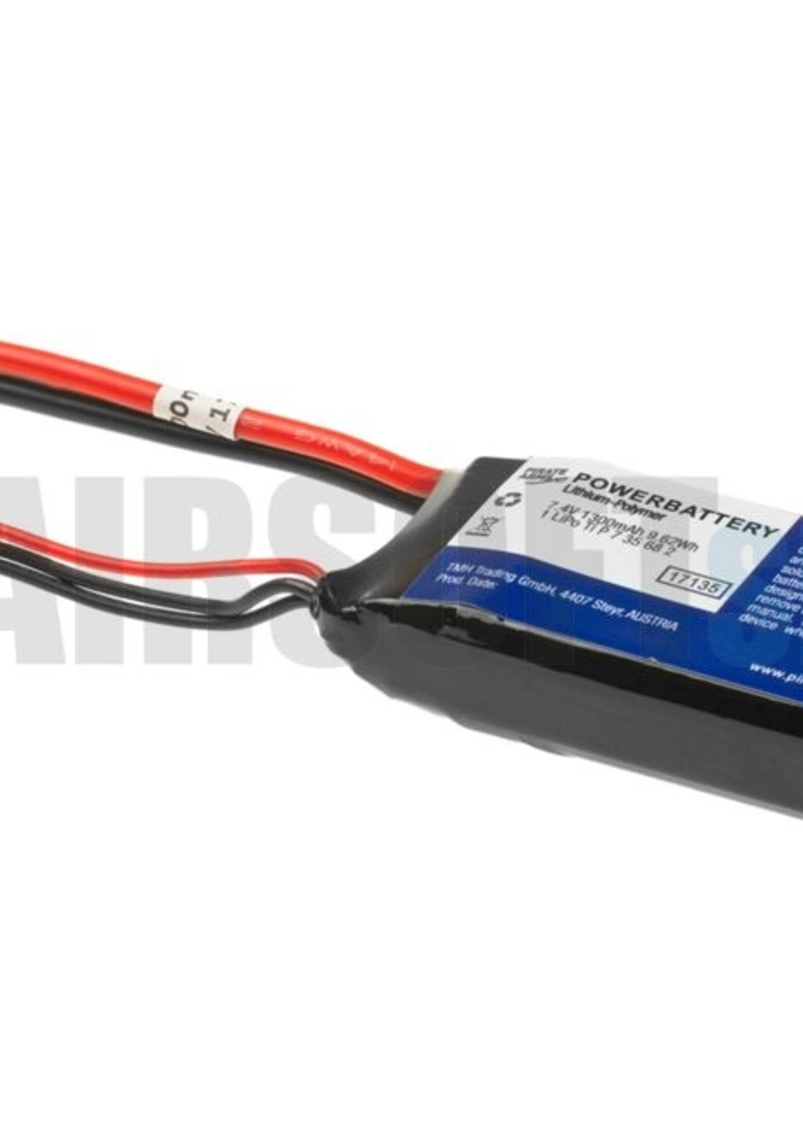 Pirate Arms LiPo 7.4V 1300mAh 20C PEQ Type