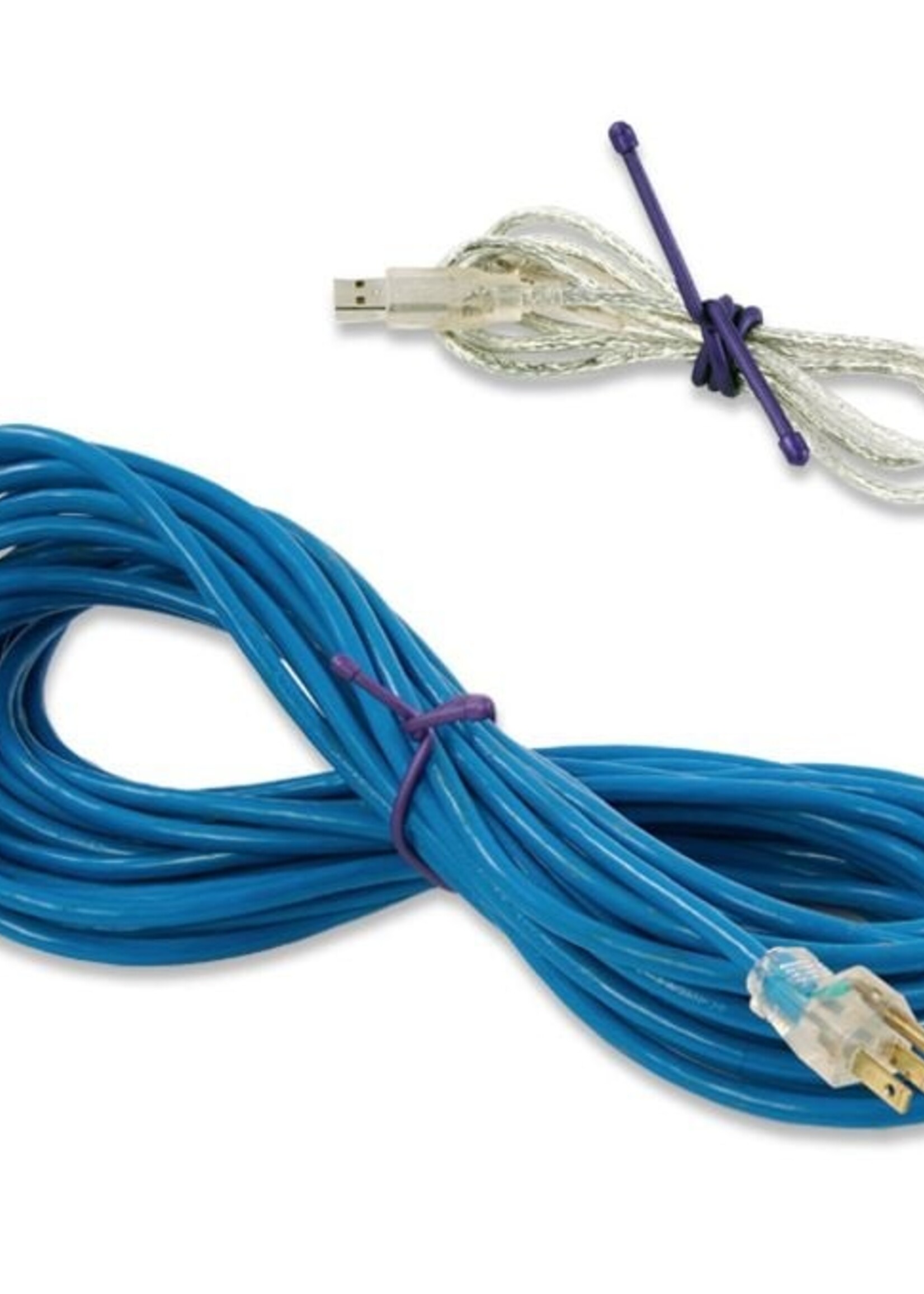 Nite Ize Gear Tie 24" 2Pack (Blue)