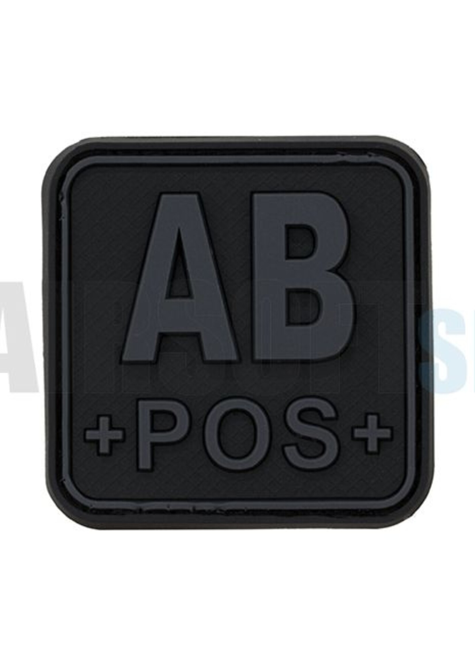 JTG Bloodtype Square PVC Patch AB POS (Blackops)