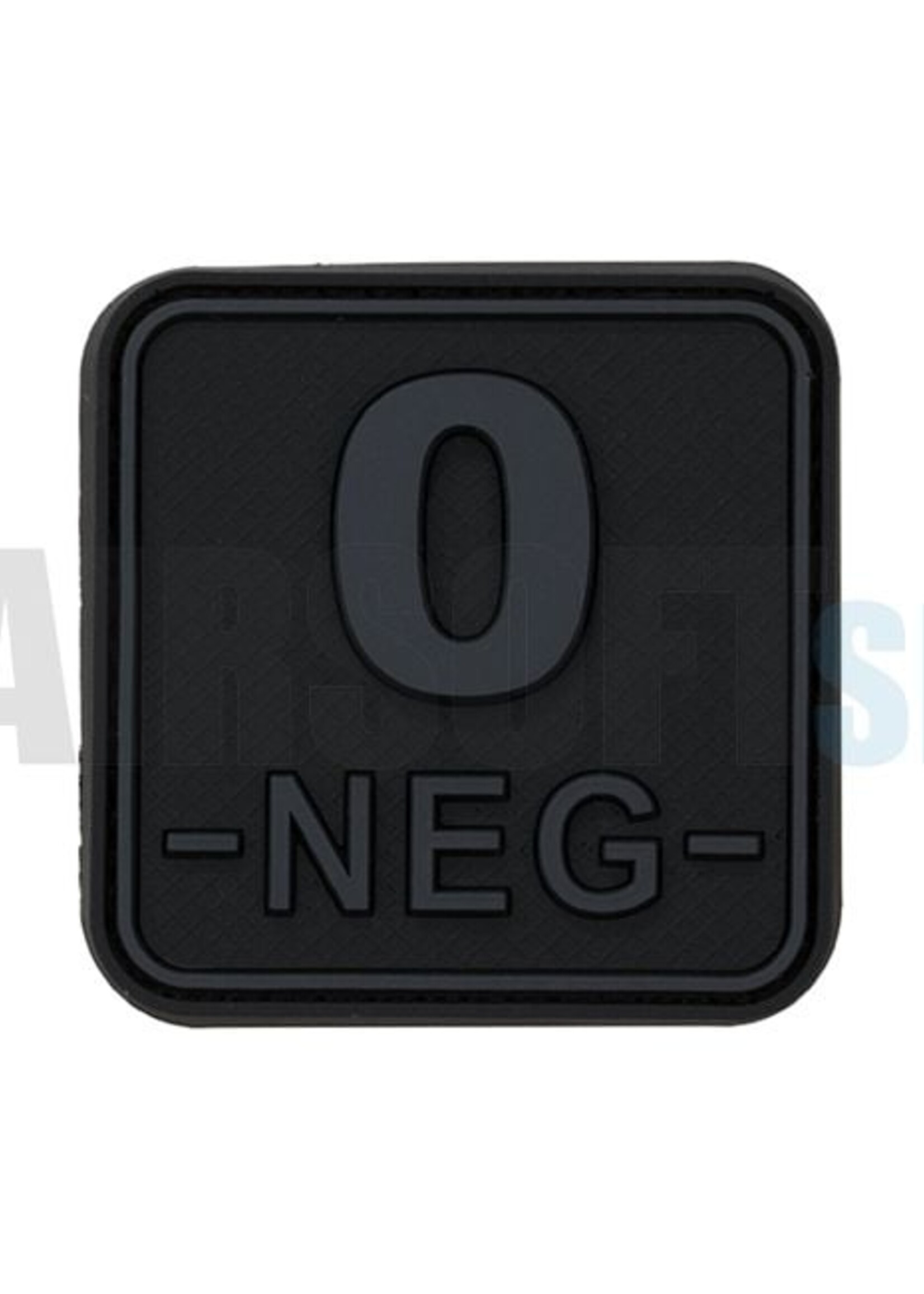 JTG Bloodtype Square PVC Patch O NEG (Blackops)