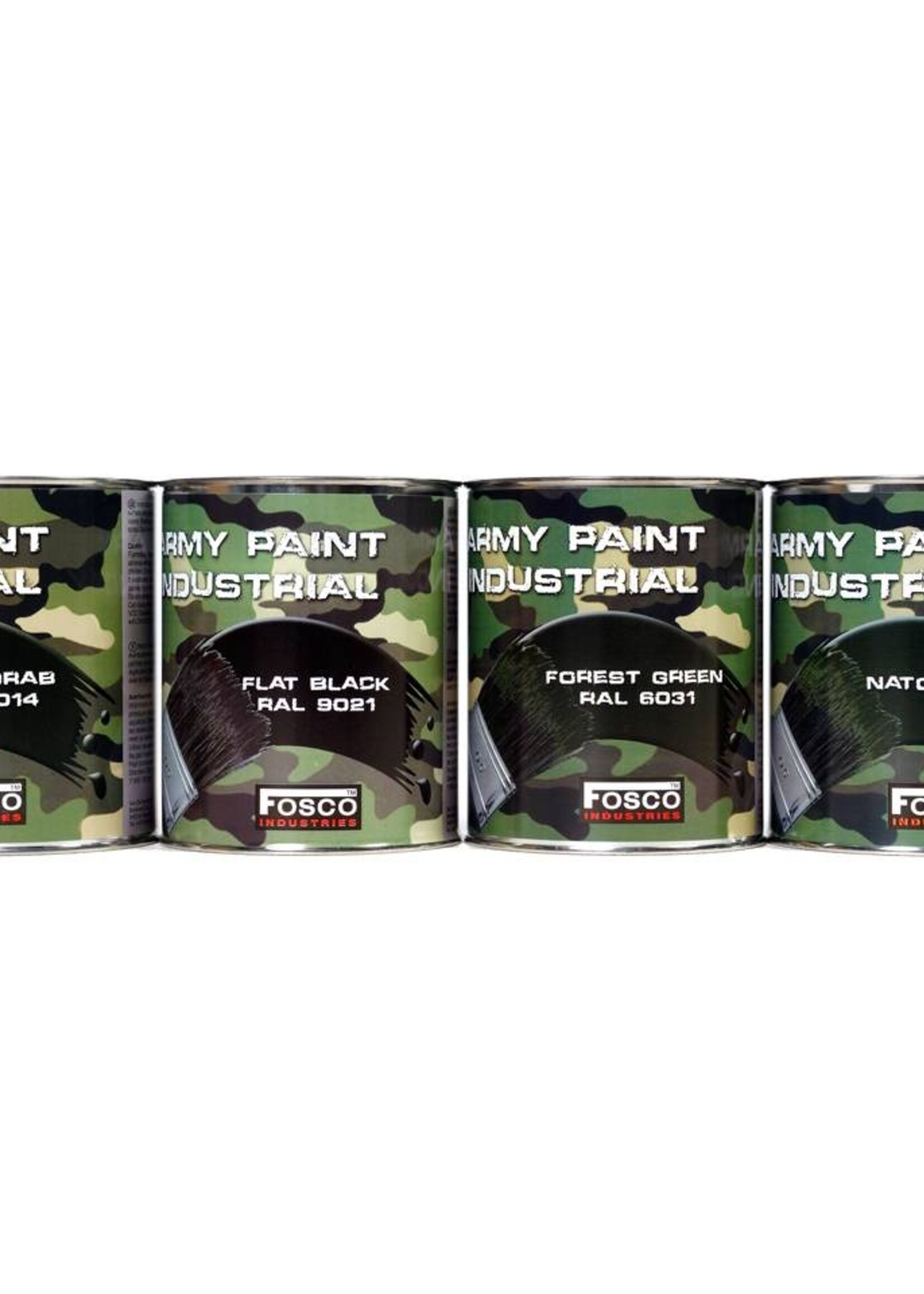 Fosco Verf Blik Olive Drab 1liter