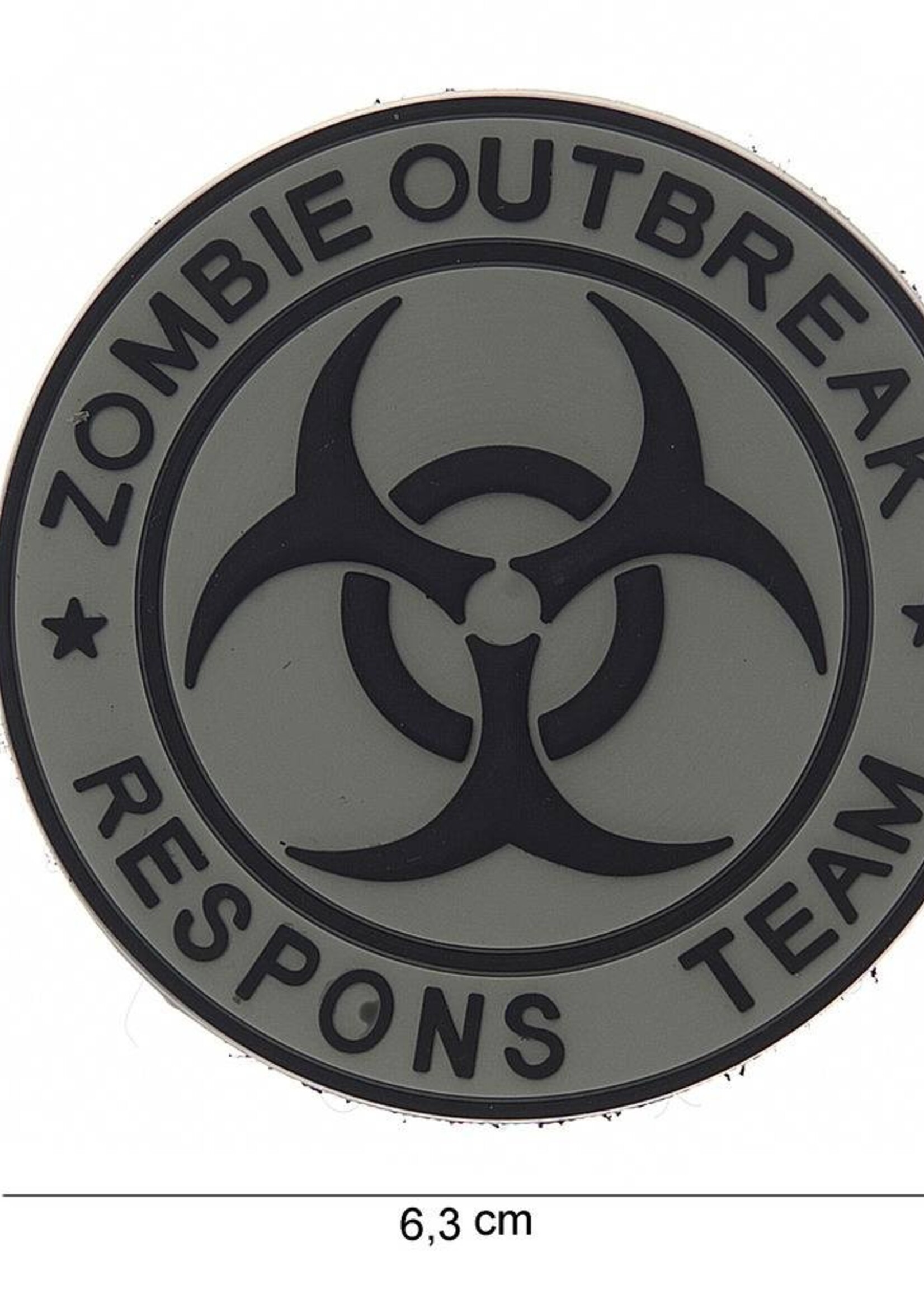 Zombie Outbreak Respons Team PVC Patch (Grey)