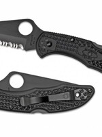 Spyderco Delica 4 Black Blade