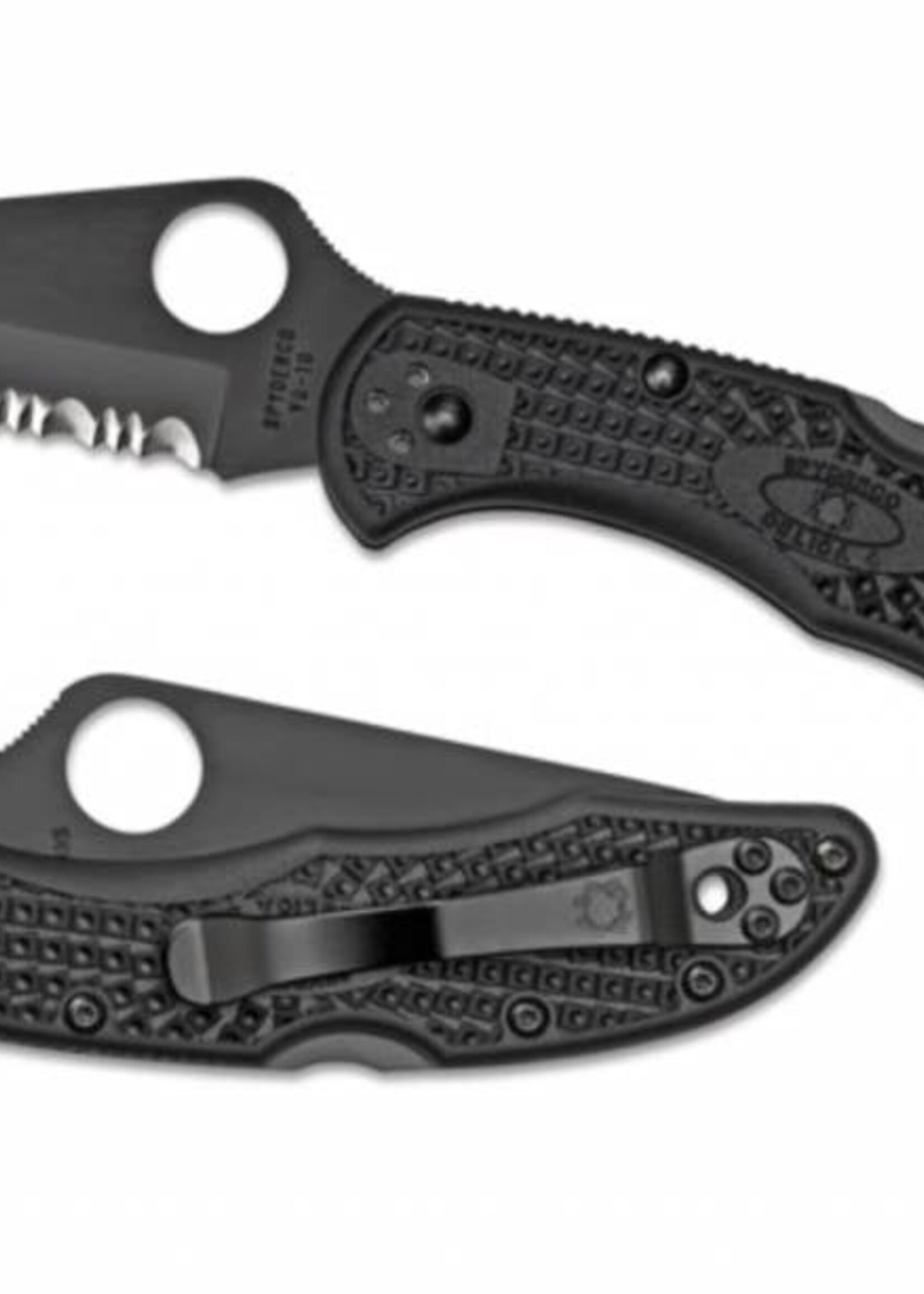 Spyderco Delica 4 Black Blade