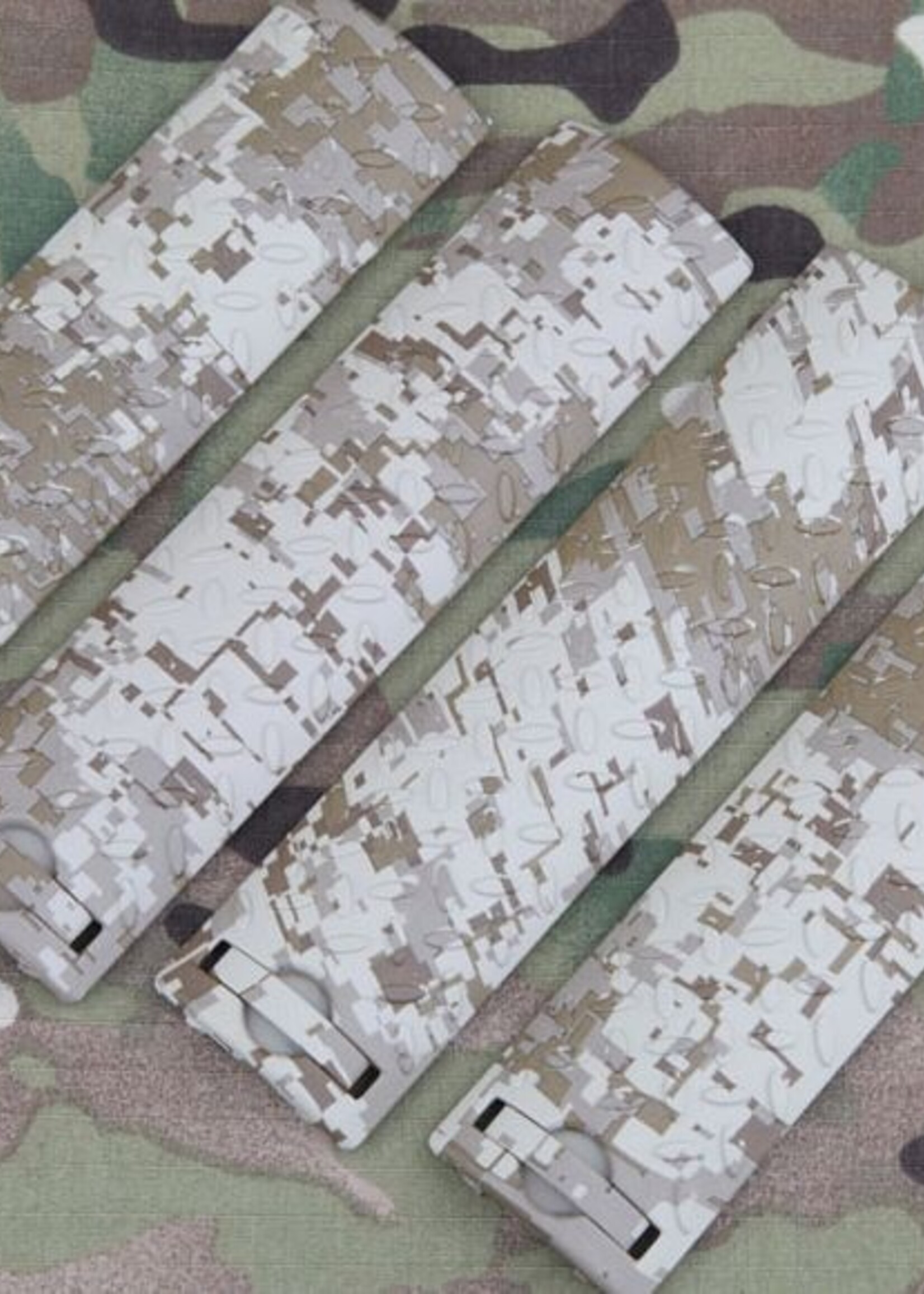 Big Dragon EGO Diamond Plate Rail Covers (Digital Desert)