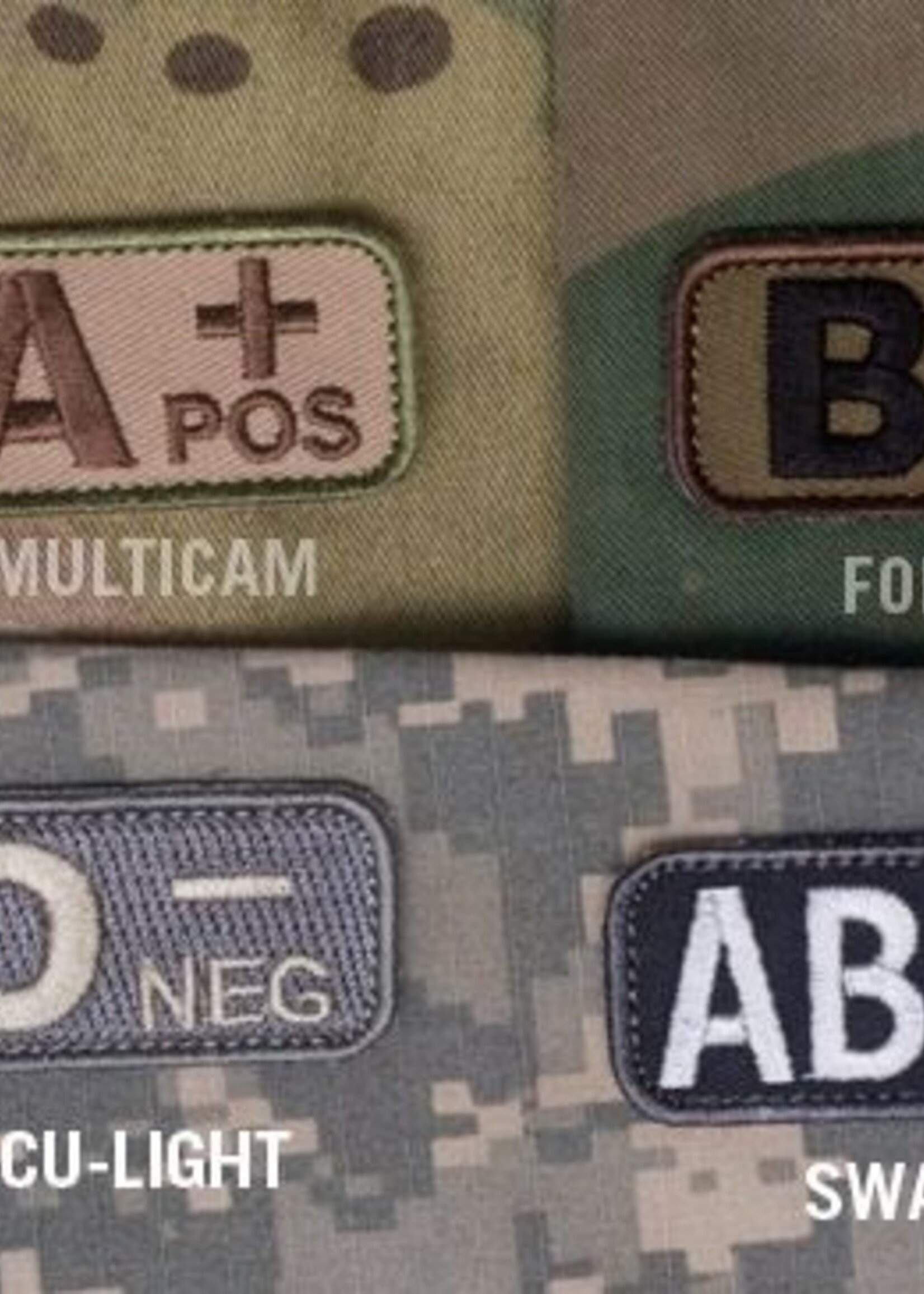 MIL-SPEC MONKEY Bloodtype Patch