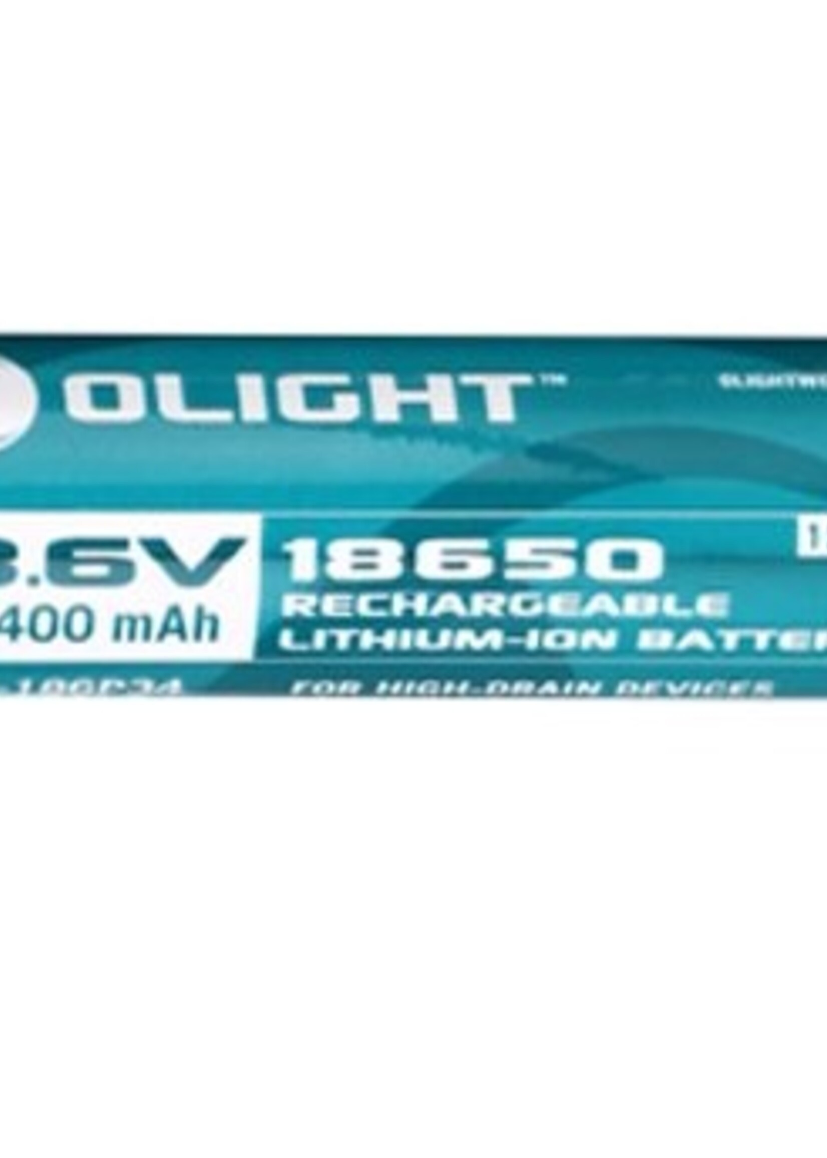 Olight 3.6V Li-On Rechargeable Battery 18650 (3400mAh)