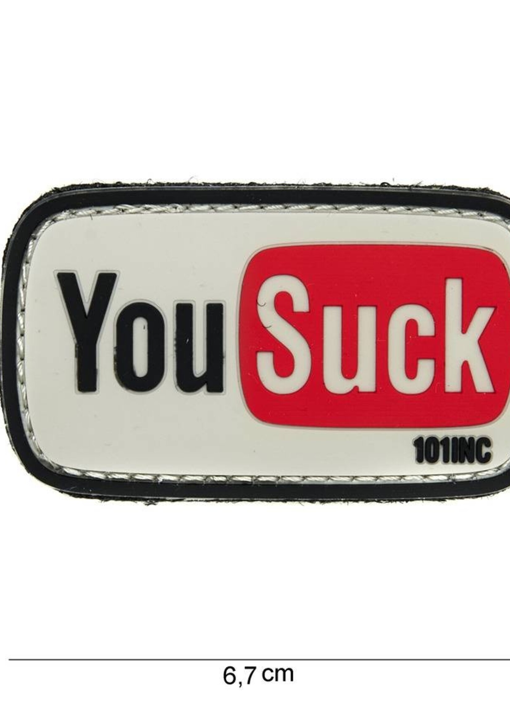 101 Inc YouSuck PVC Patch (Color)