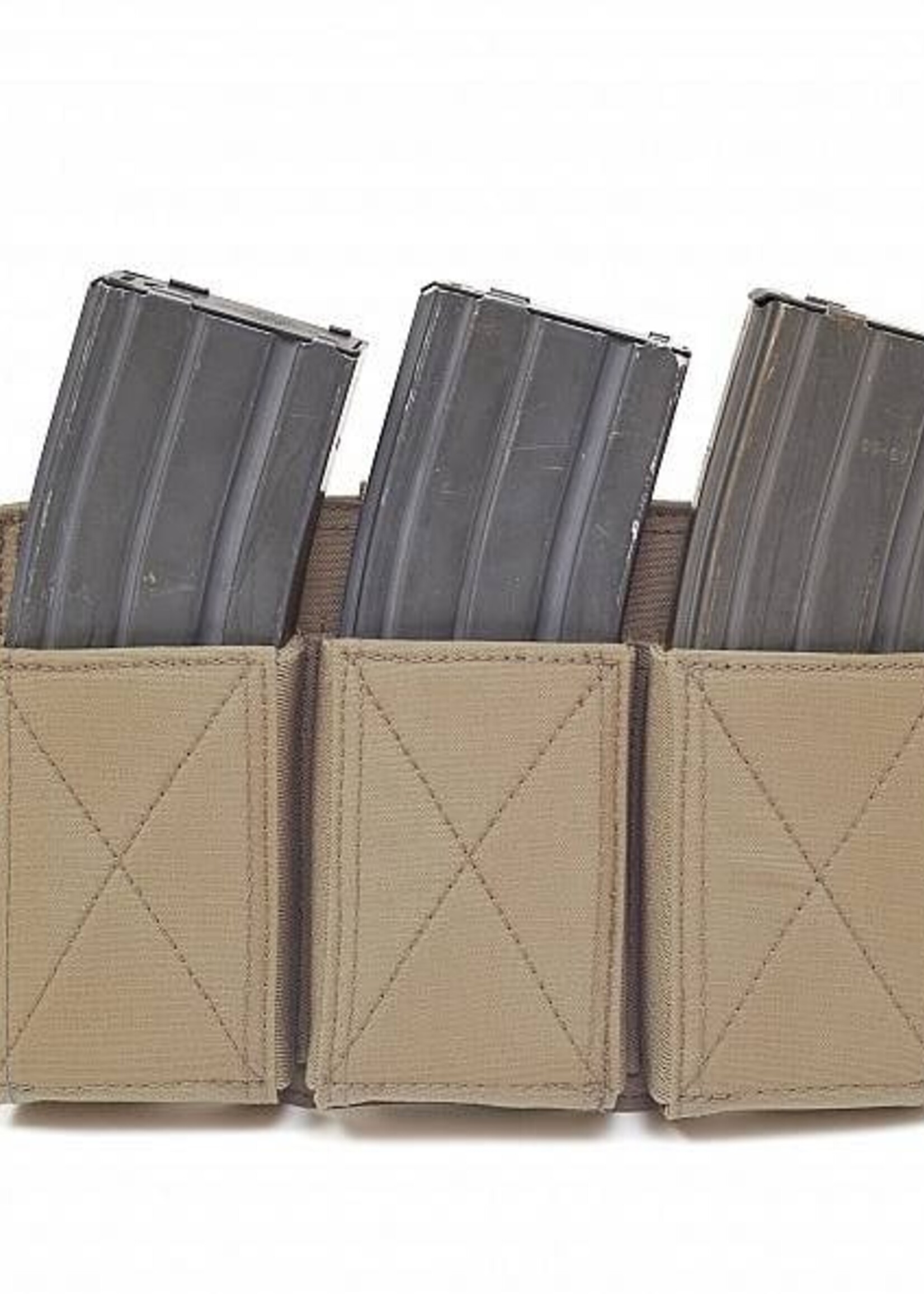 Warrior Assault Systems Triple Elastic Mag Pouch (Coyote Tan)