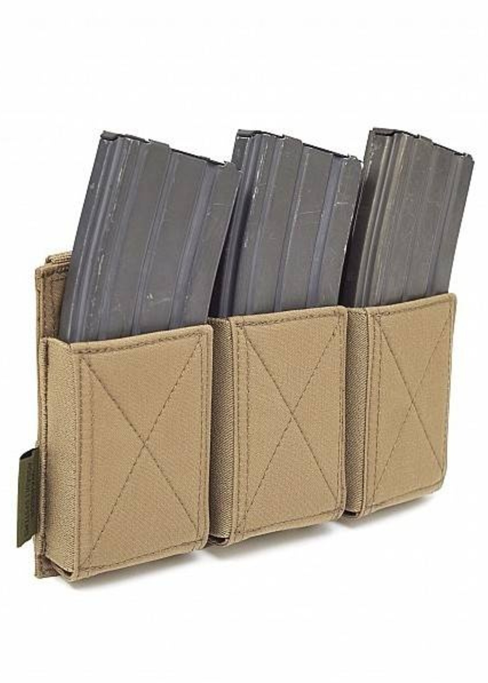 Warrior Assault Systems Triple Elastic Mag Pouch (Coyote Tan)