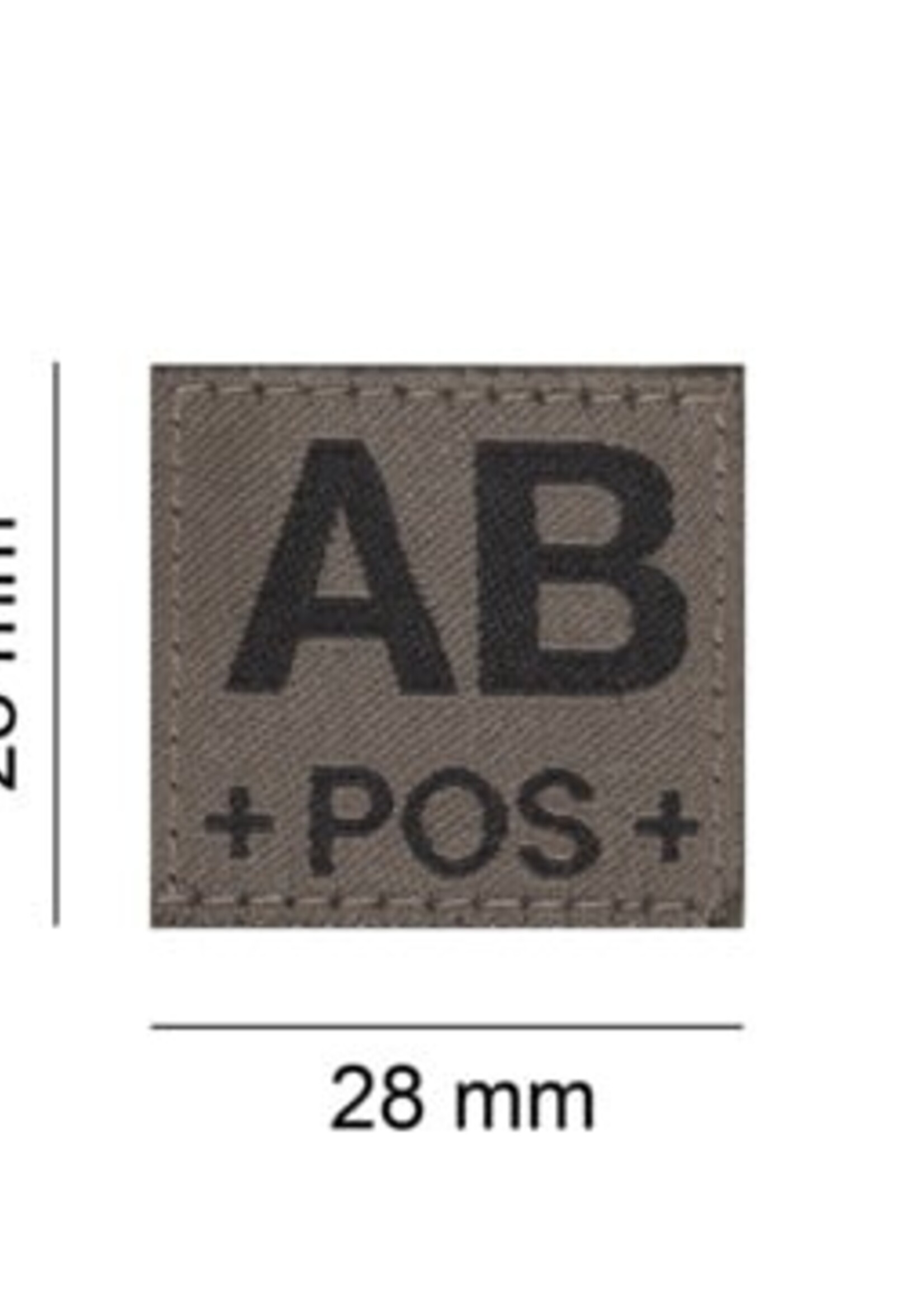 Claw Gear AB POS Bloodgroup Patch (RAL7013)