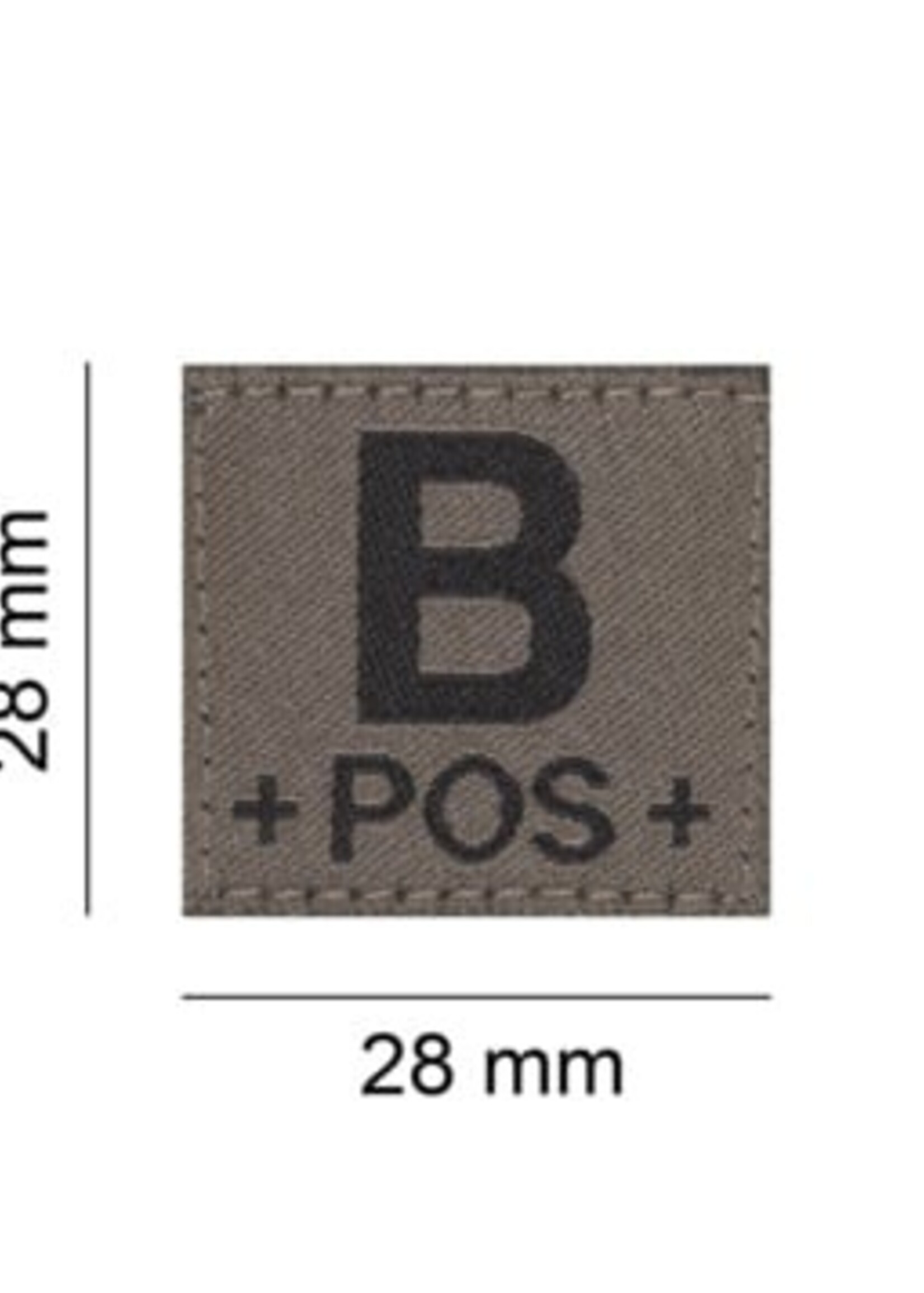 Claw Gear B POS Bloodgroup Patch (RAL7013)