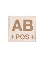 Claw Gear AB POS Bloodgroup Patch (Desert)