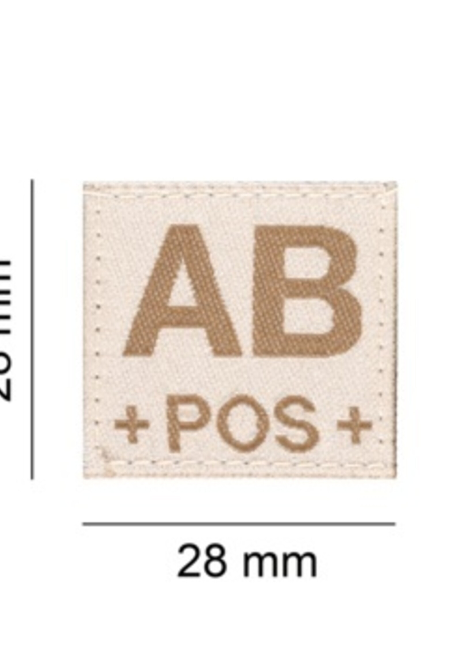 Claw Gear AB POS Bloodgroup Patch (Desert)