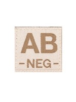 Claw Gear AB NEG Bloodgroup Patch (Desert)