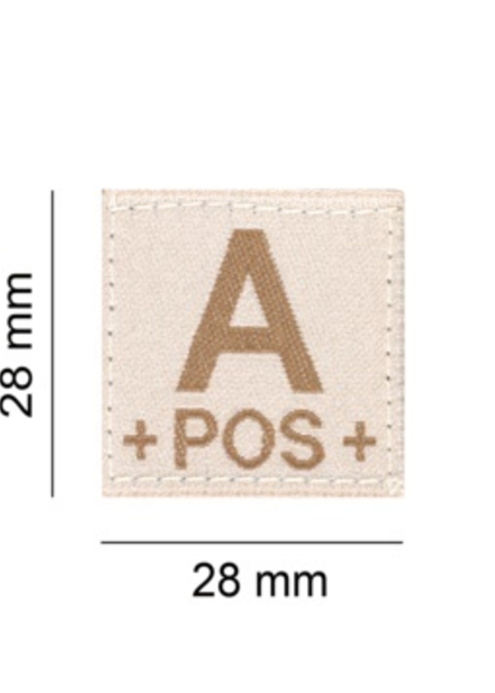 Claw Gear A POS Bloodgroup Patch (Desert)