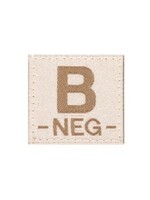 Claw Gear B NEG Bloodgroup Patch (Desert)