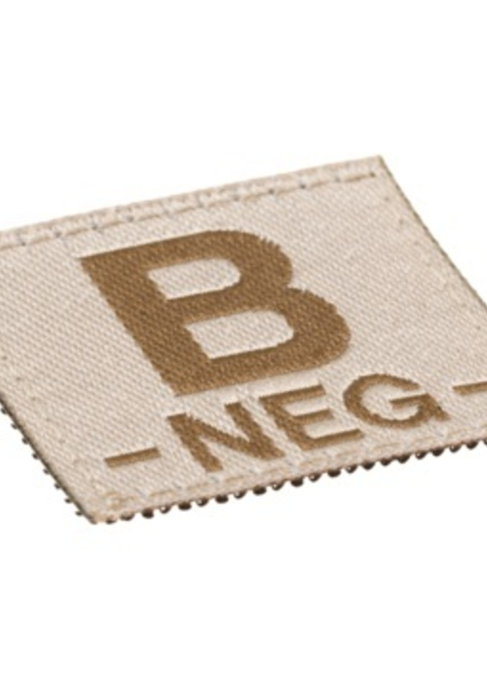 Claw Gear B NEG Bloodgroup Patch (Desert)