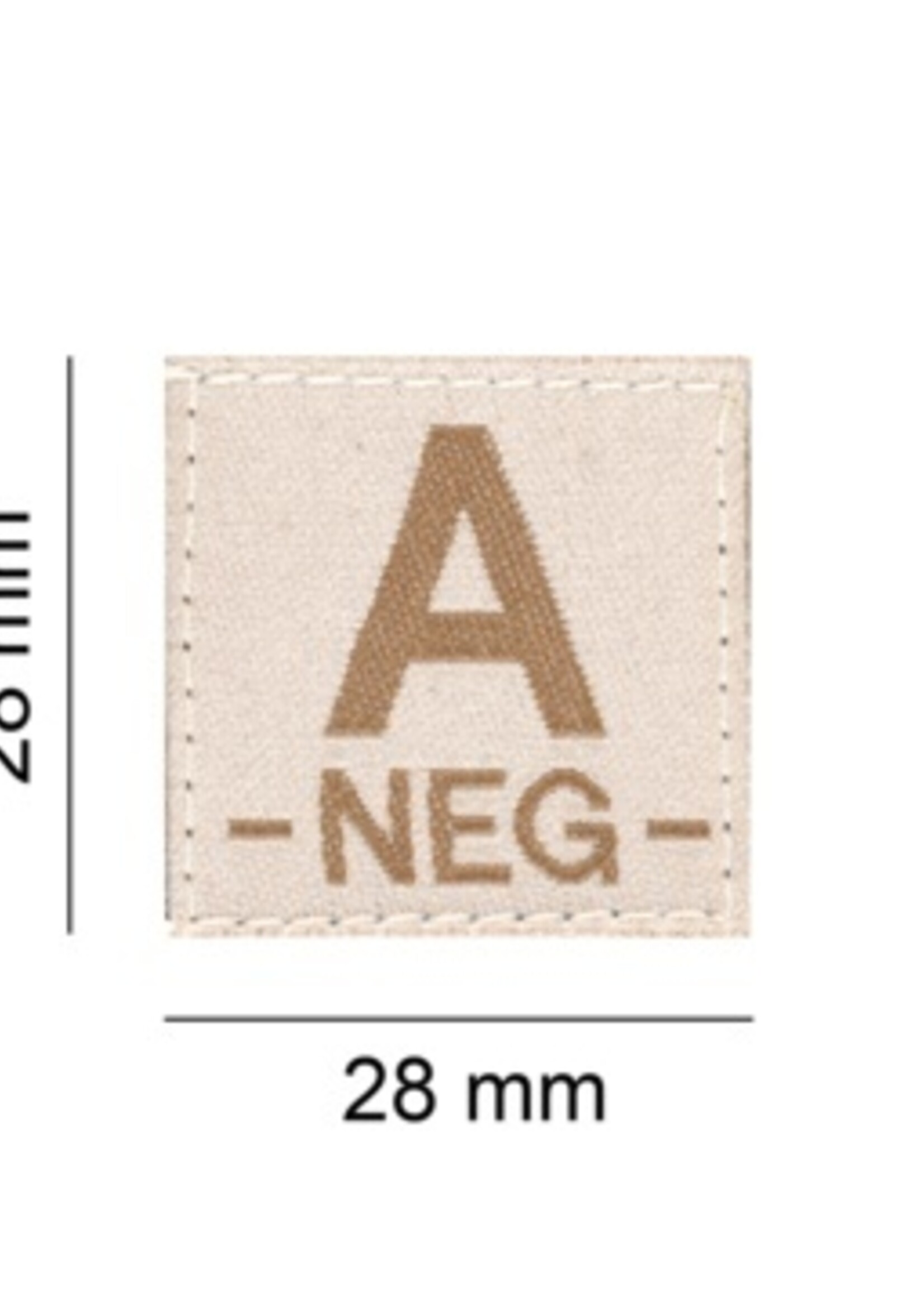 Claw Gear A NEG Bloodgroup Patch (Desert)