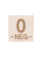 Claw Gear O NEG Bloodgroup Patch (Desert)