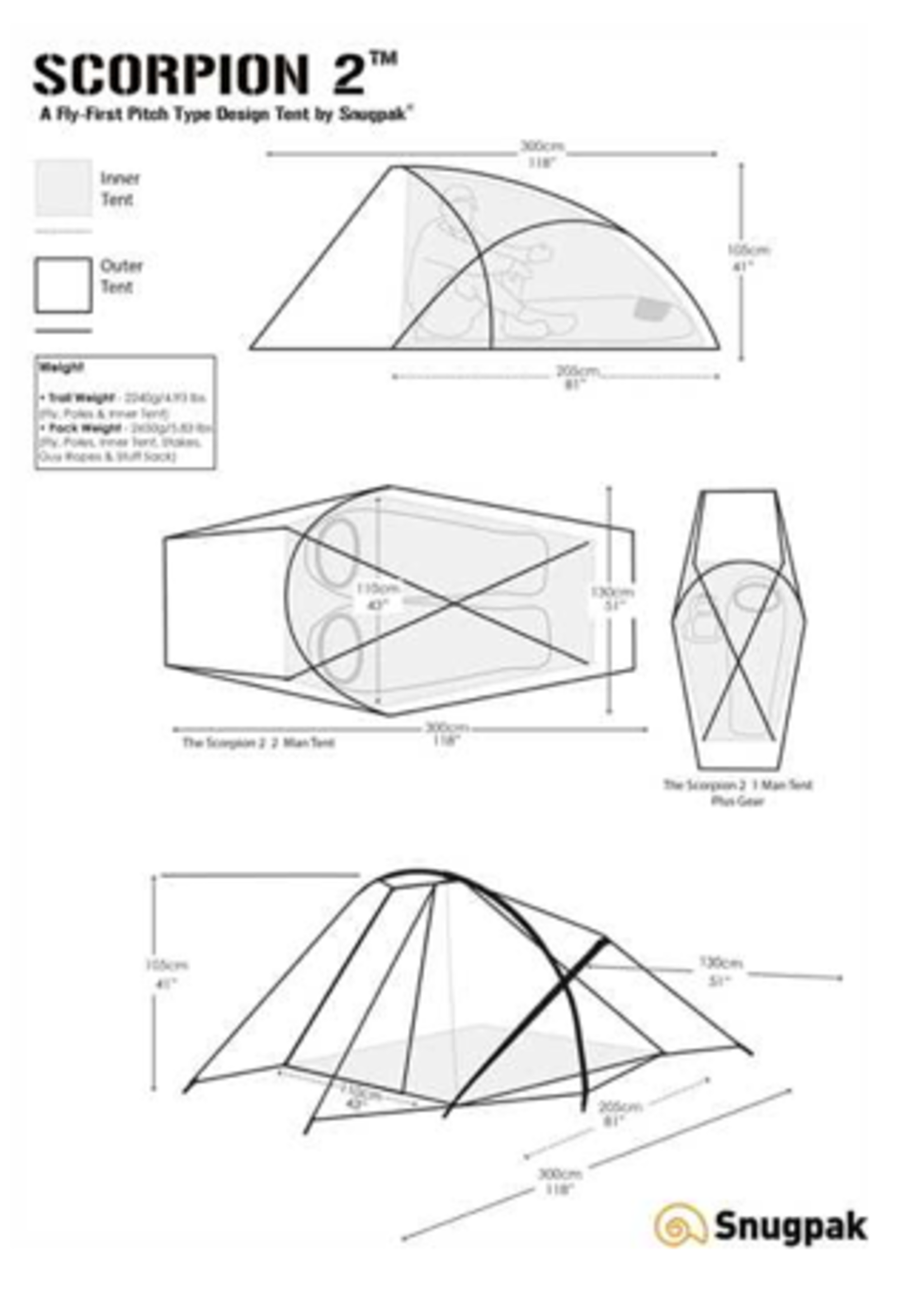 Snugpak Scorpion 2 Tent