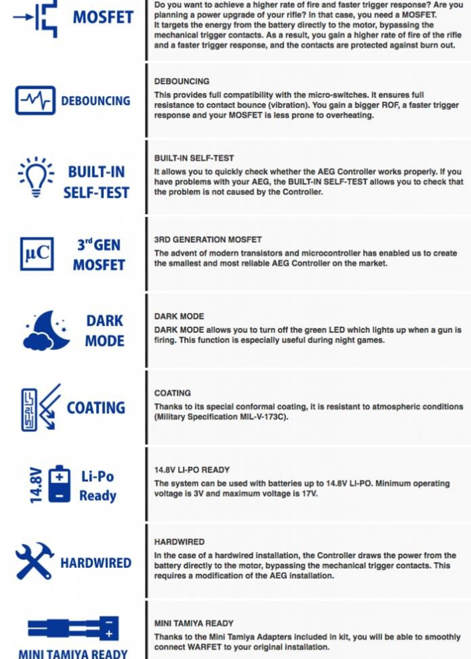 Gate WARFET Mosfet Set