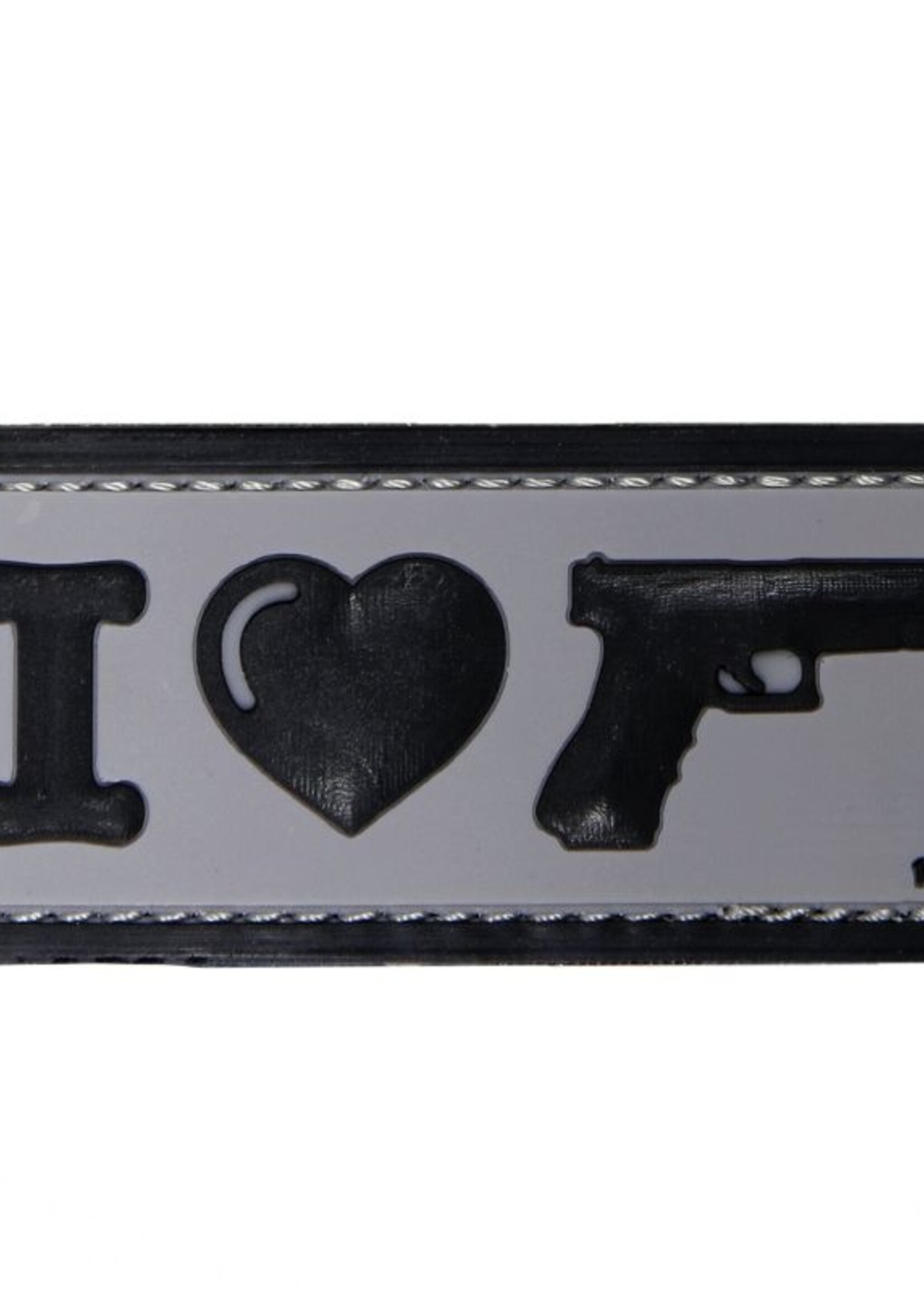 101 Inc I Love My Sidearm PVC Patch (Grey)