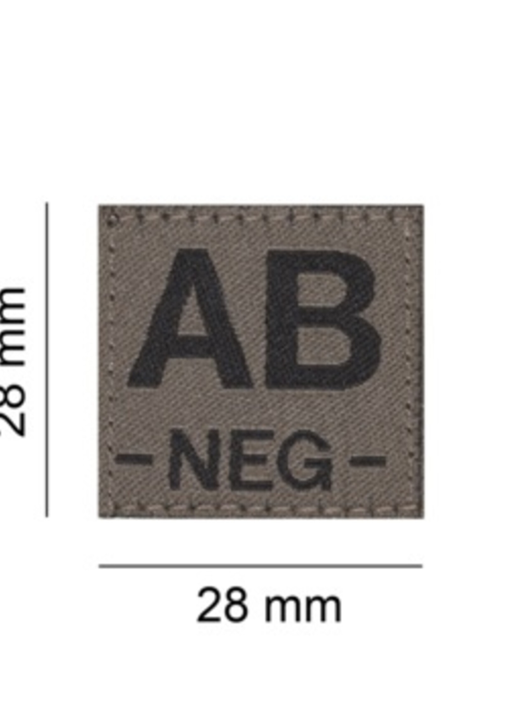 Claw Gear B NEG Bloodgroup Patch (RAL7013)