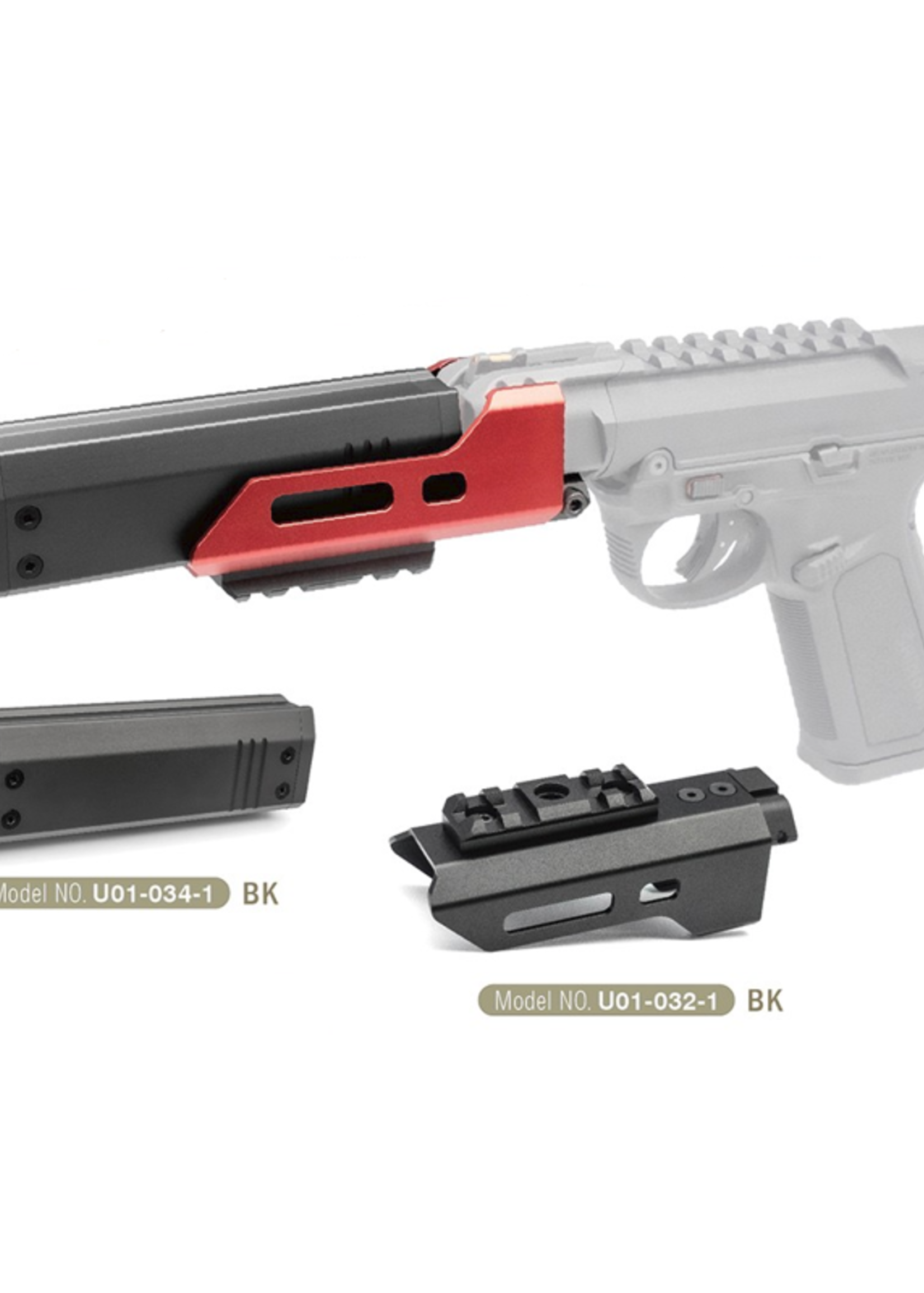 Action Army AAP-01/C Alu Lightweight Handguard (Black)