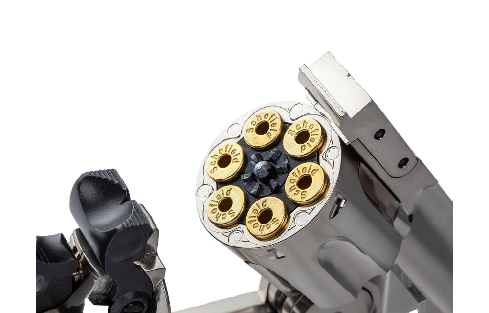 6" Schofield 4.5mm Airgun (Silver & Ivory Grip)