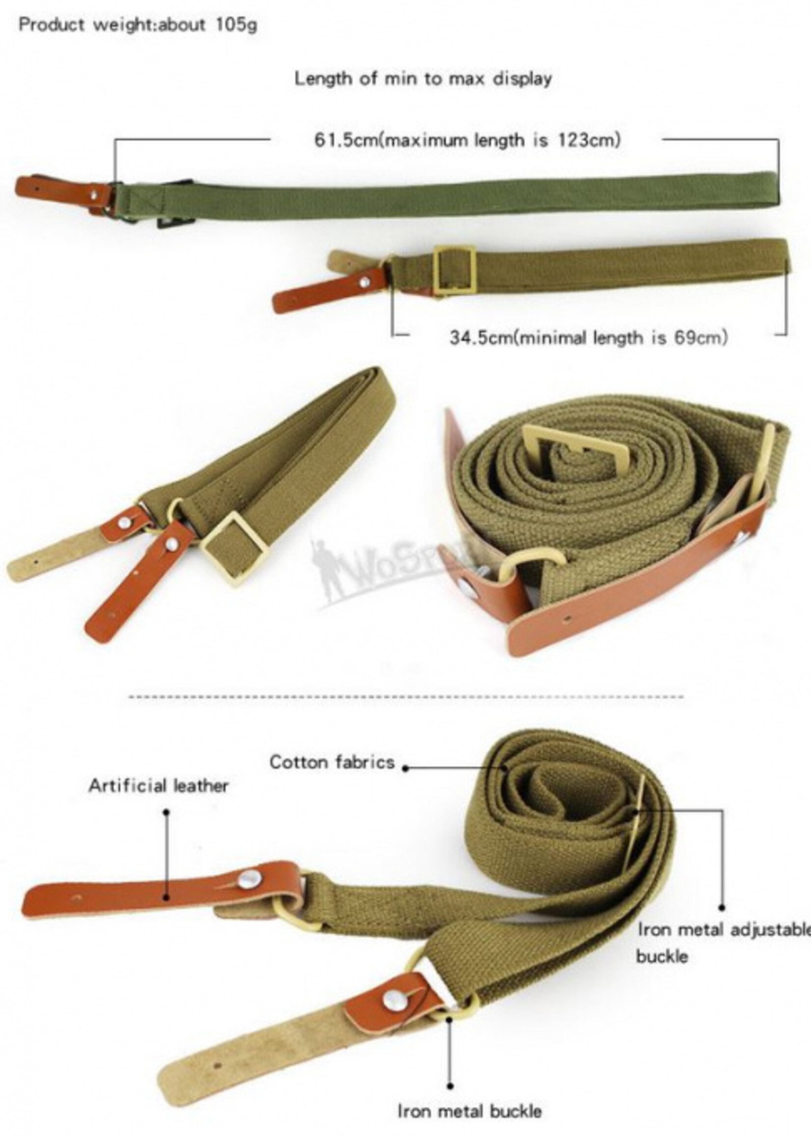 WOSPORT AK Sling (Olive Drab)