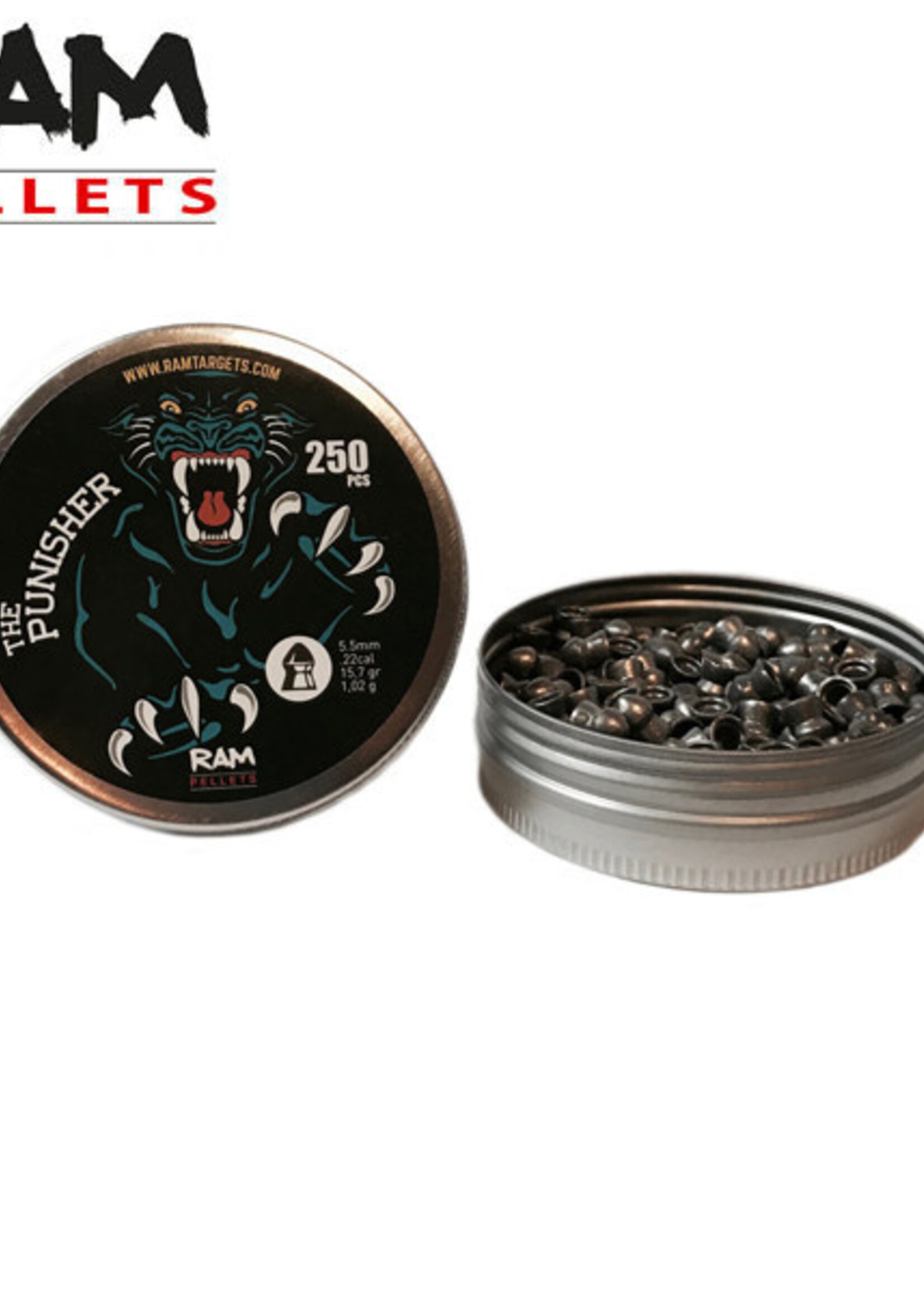 RAM Punisher 6.35mm Pellets 150pcs (1,68g)