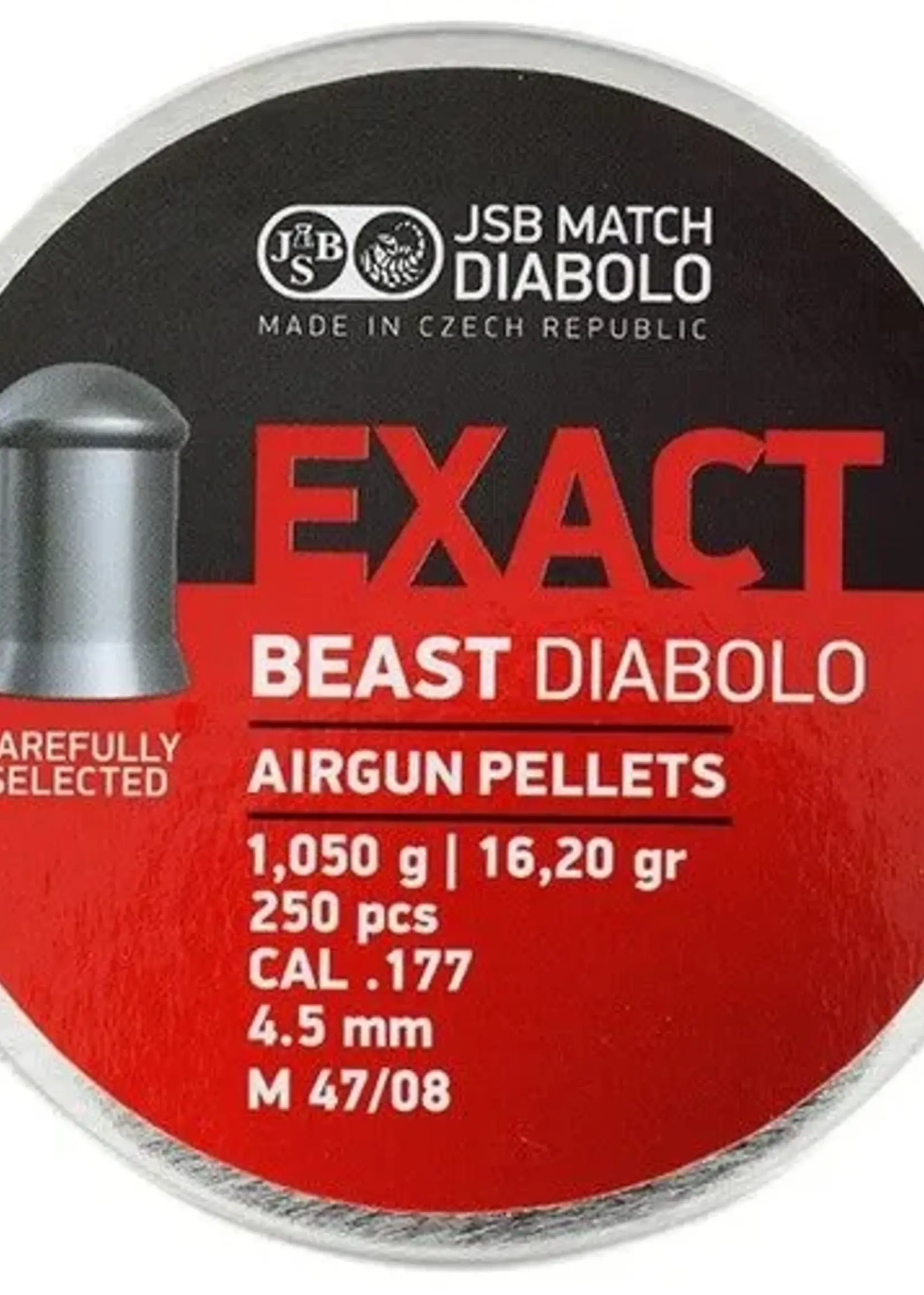JSB Exact Jumbo Beast 4.52mm 16.2 grain 250pcs