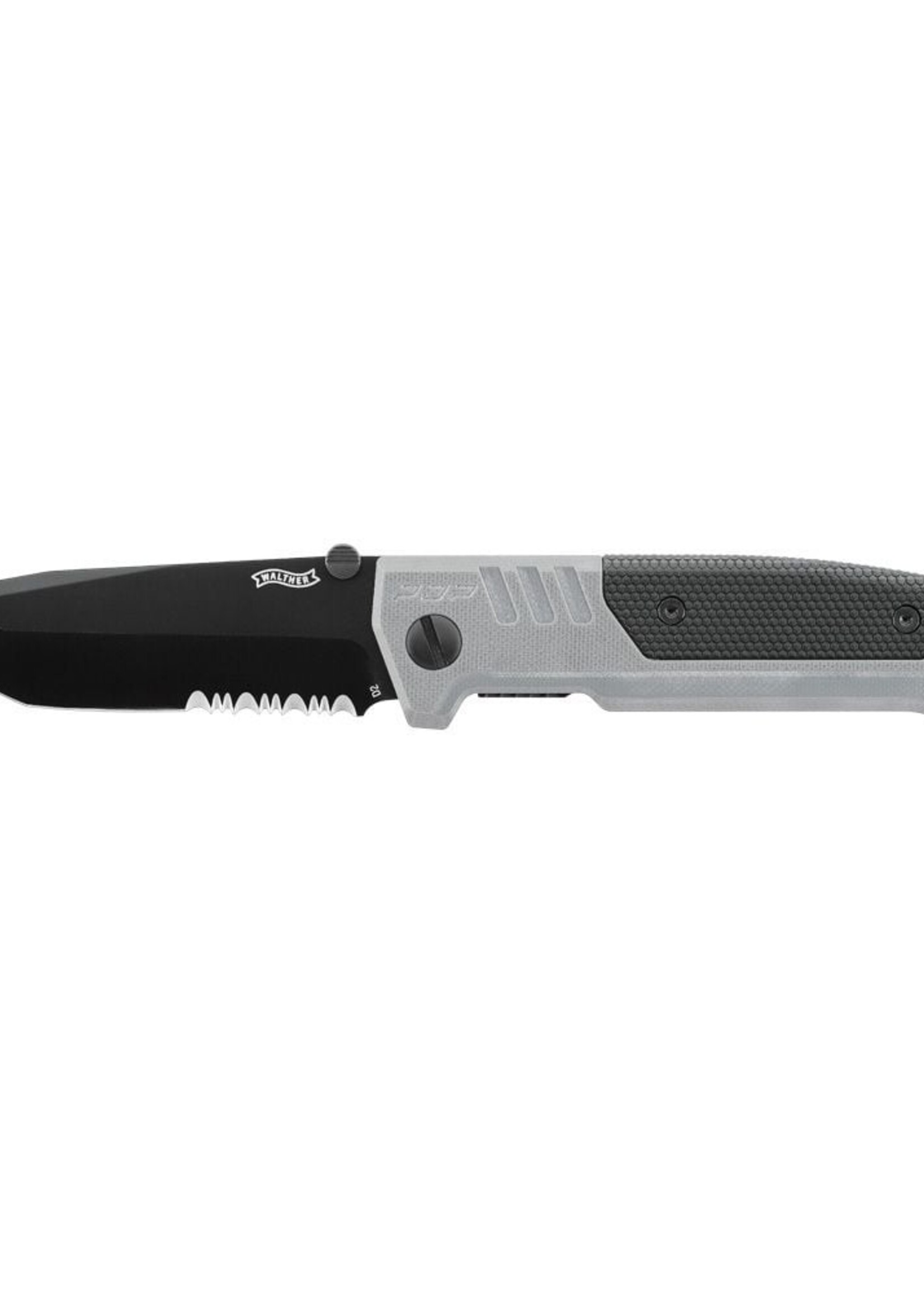 Walther PDP Tanto Knife Serrated (Tungsten Gray)