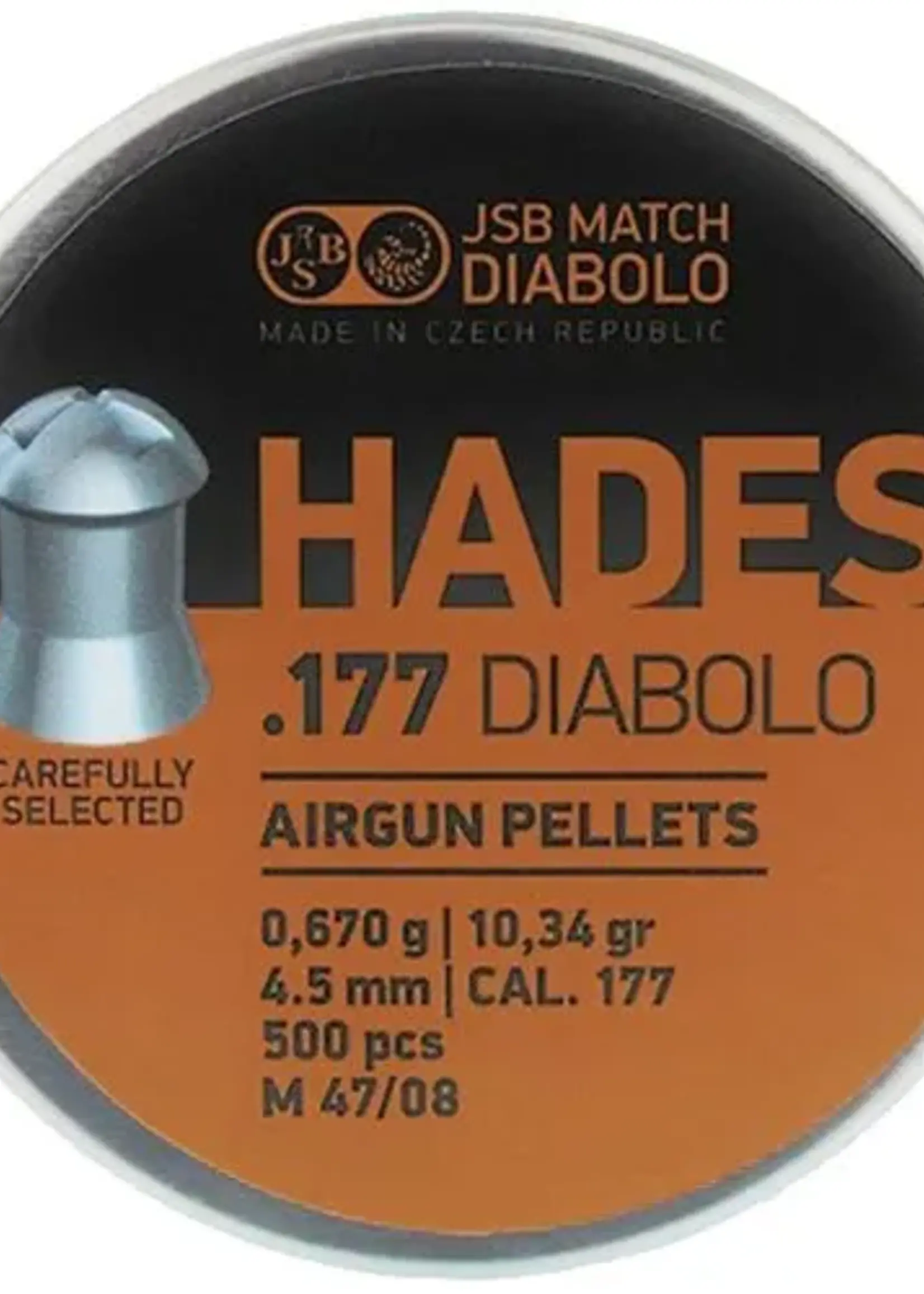 JSB Hades 4.5mm 10.34 grain 500pcs