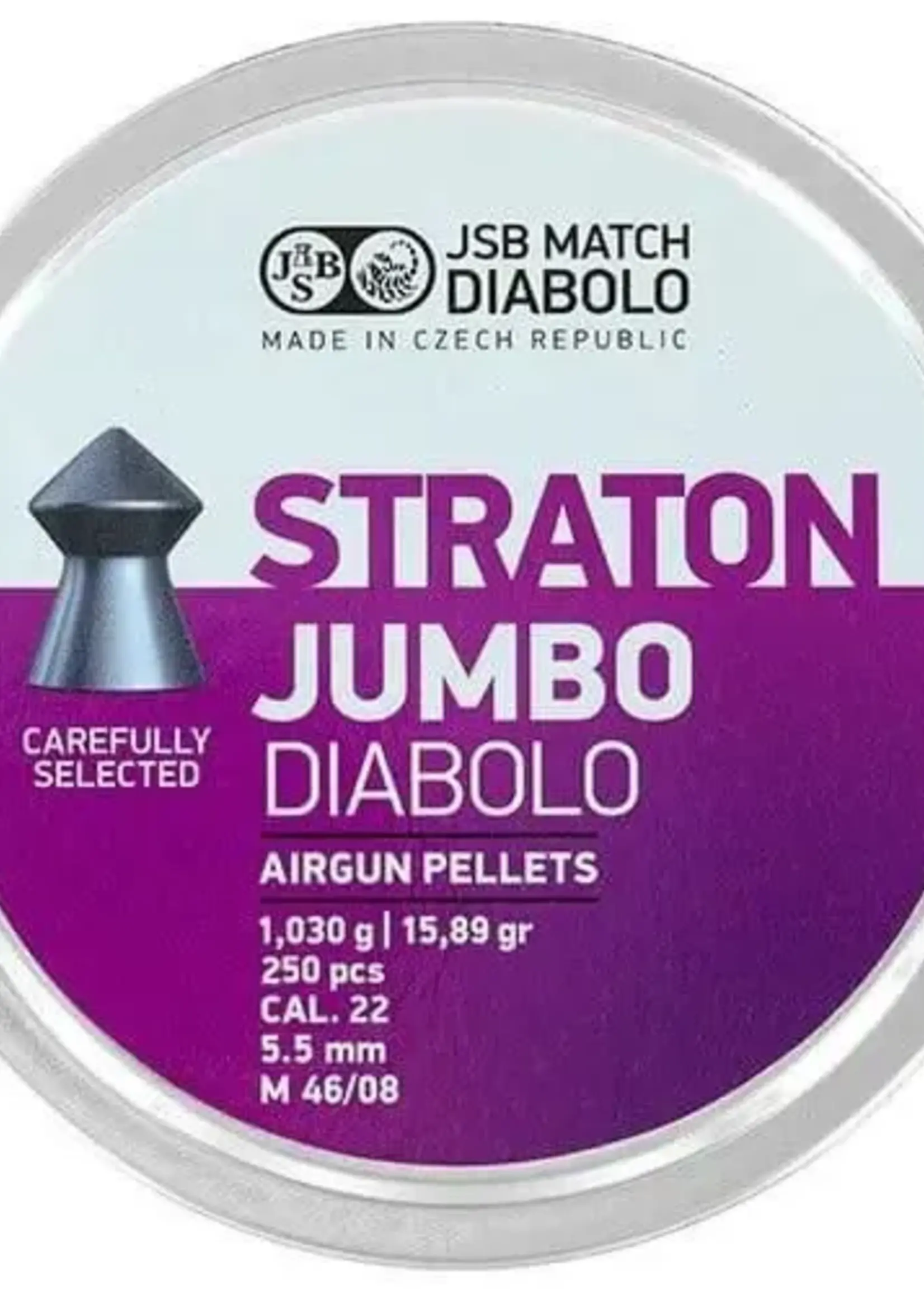 JSB Straton Jumbo 5.5mm 15.89 grain 250pcs