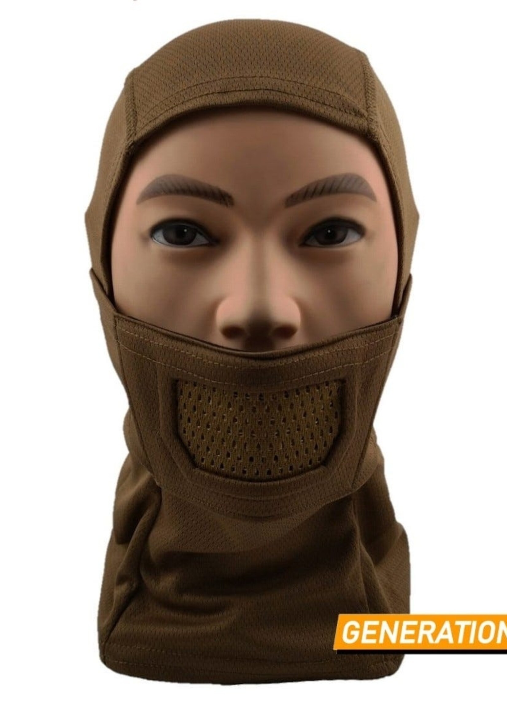 Cygnus Armory Fullface Warrior Mask Balaclava (Coyote)