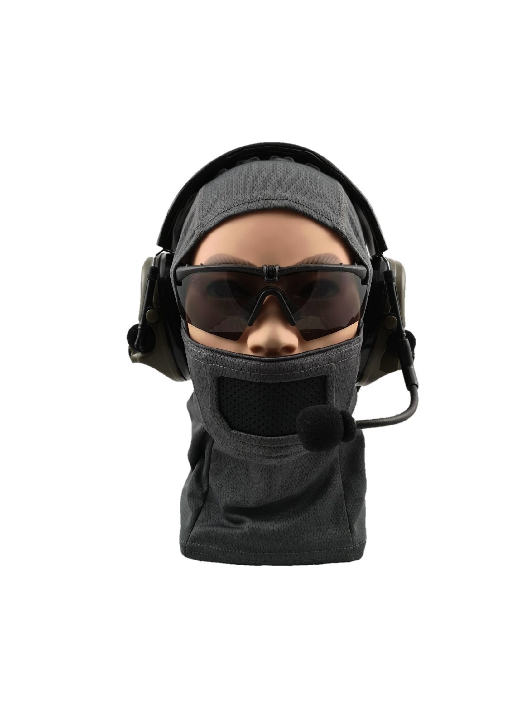 Cygnus Armory Fullface Warrior Mask Balaclava (Grey)