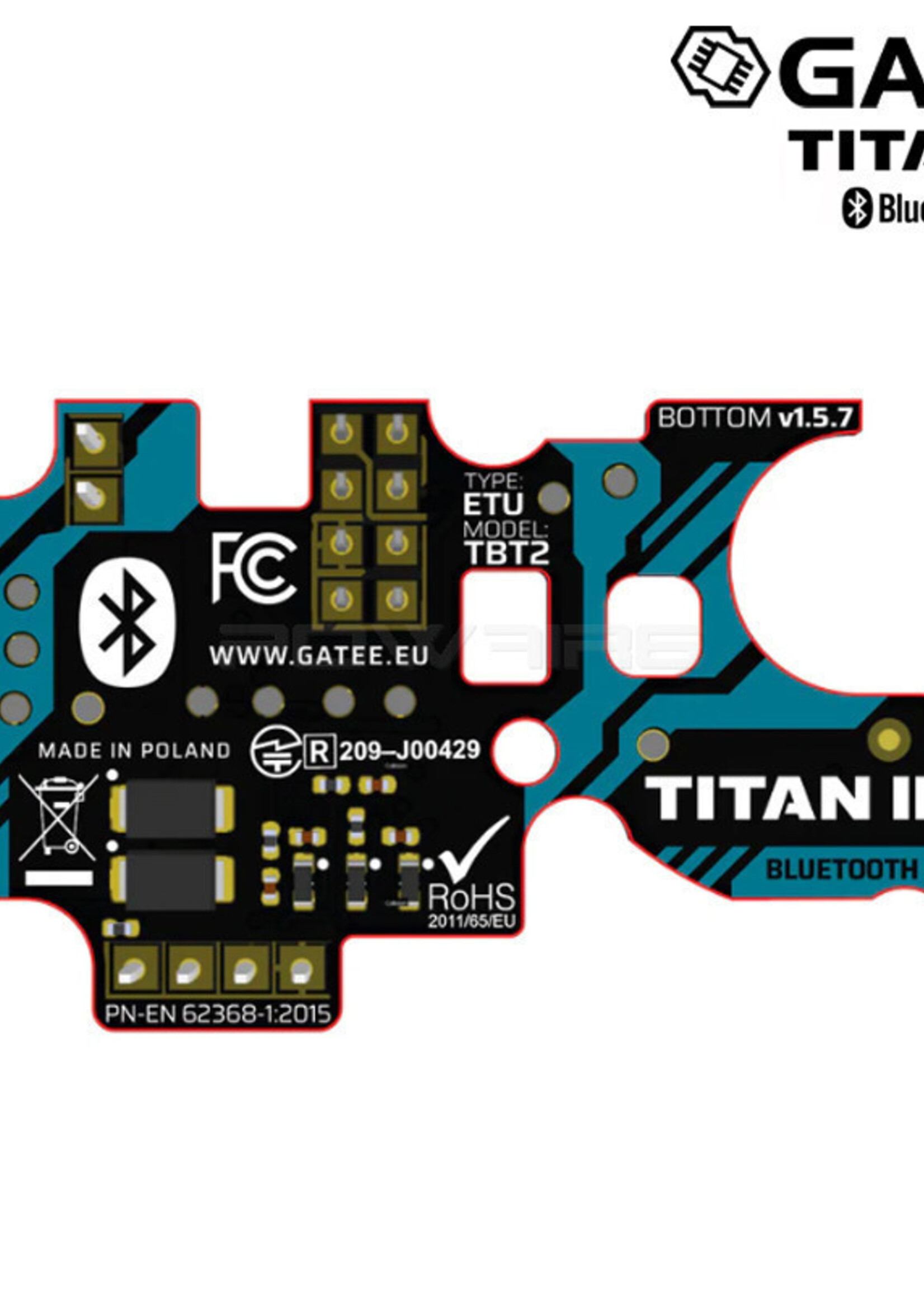 Gate TITAN II Expert Bluetooth for V2 GB AEG (Front Wired)